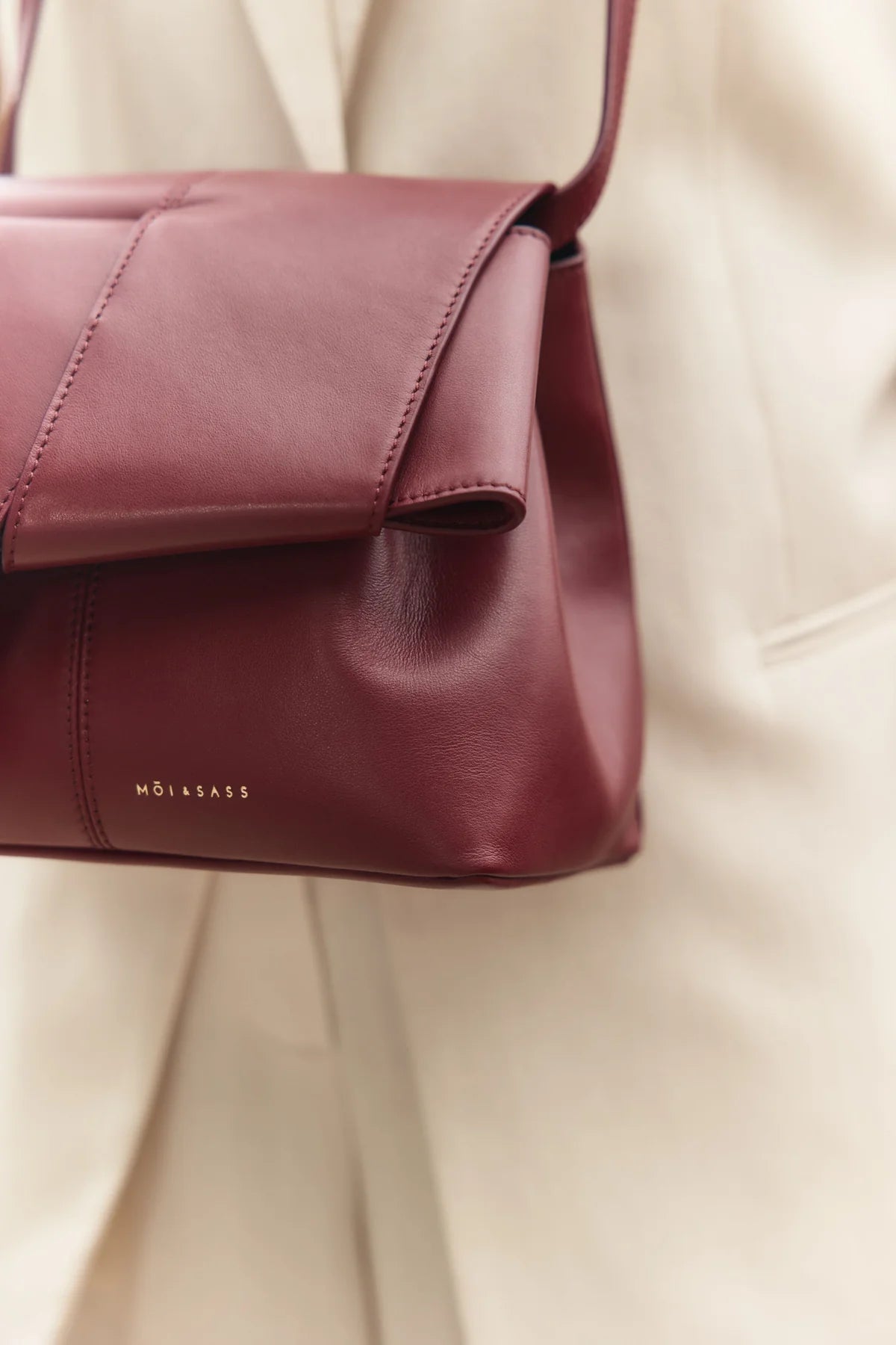 Bow Bag Burgundy