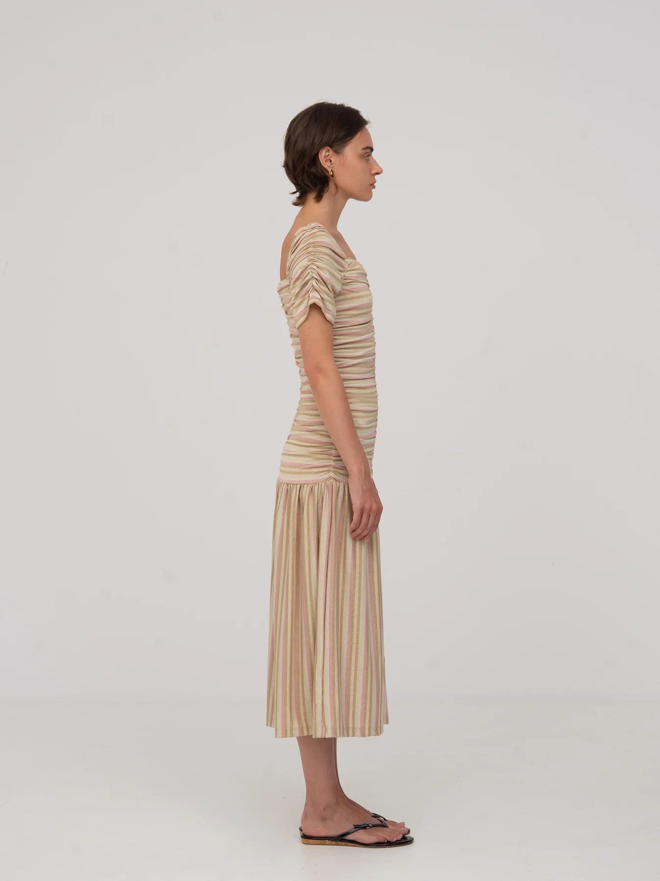 PERSEPHONE STRIPED DRESS