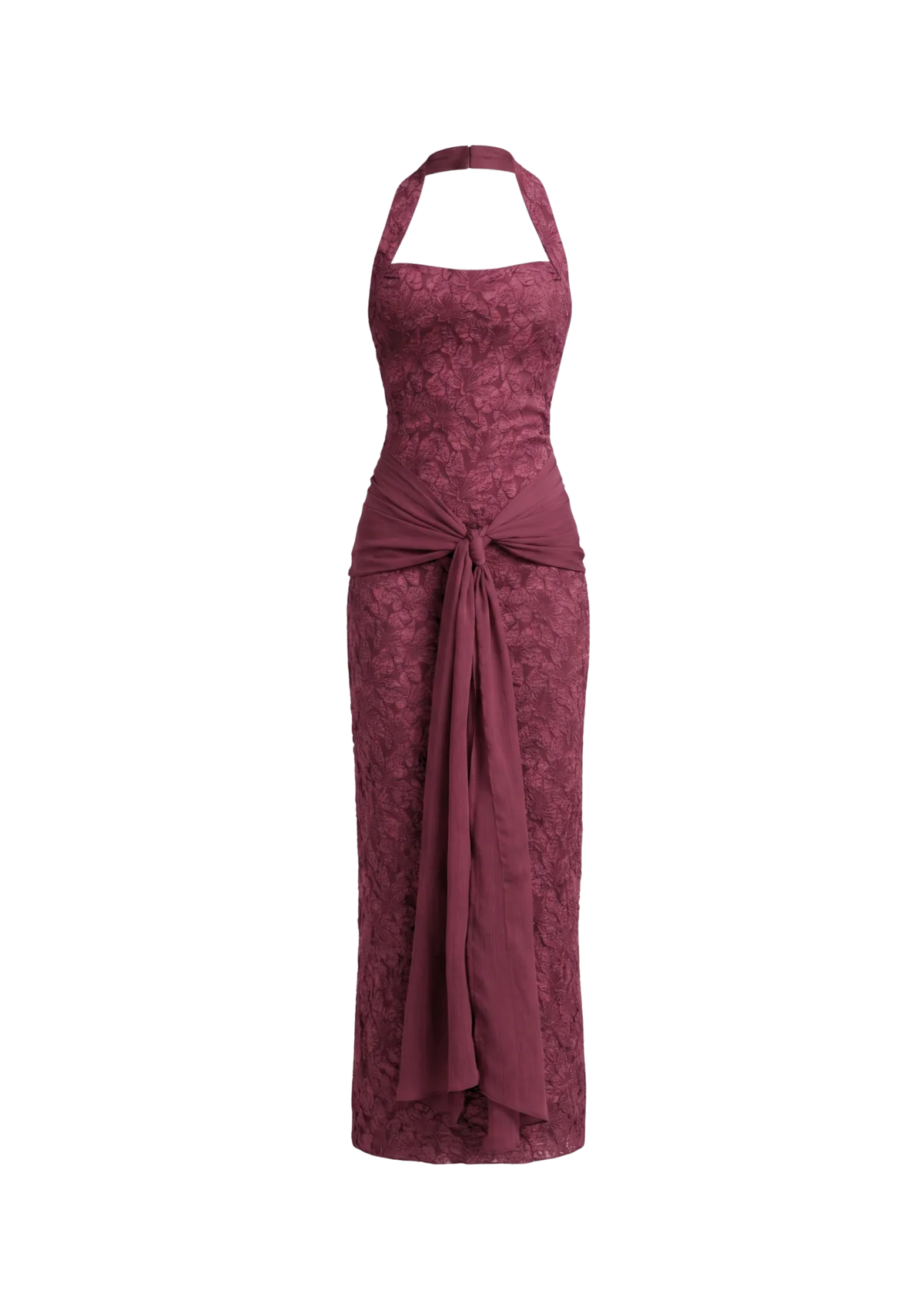 Vestido Fiorella Ciruela