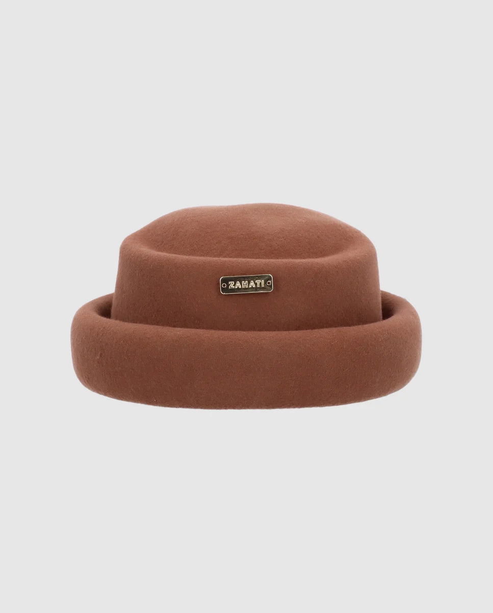 Casquete Nina Marrón