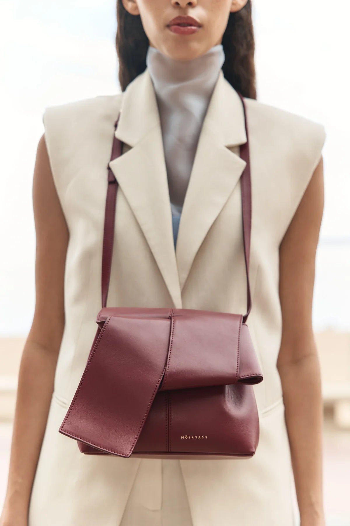 Bow Bag Burgundy