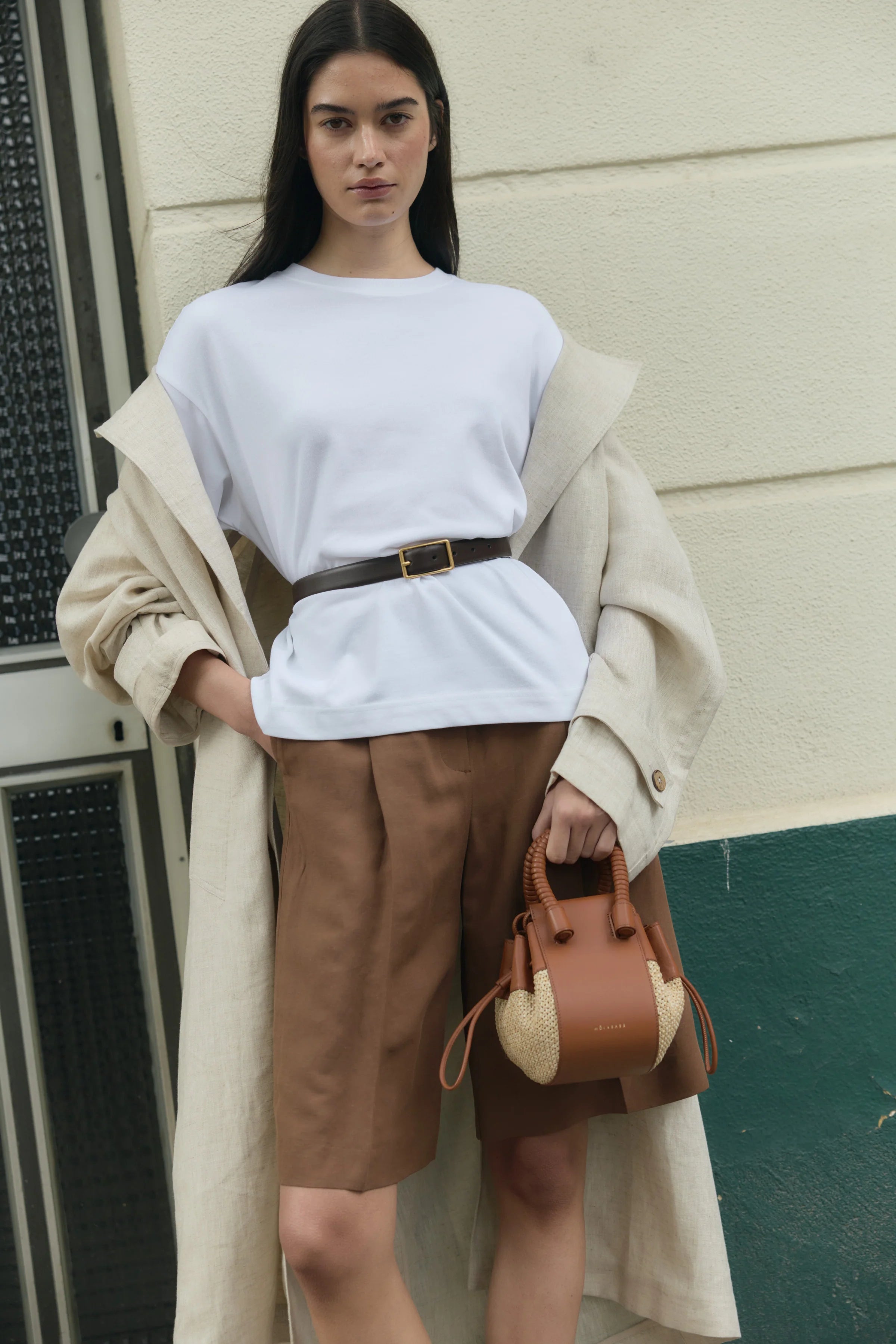 Bubble Raffia Brown