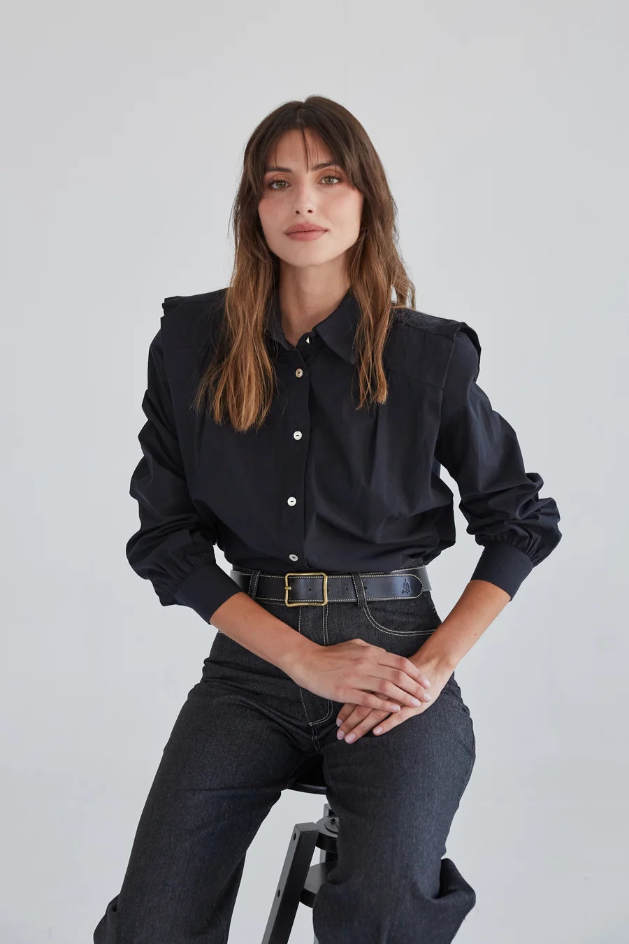 Camisa Marieta Negro