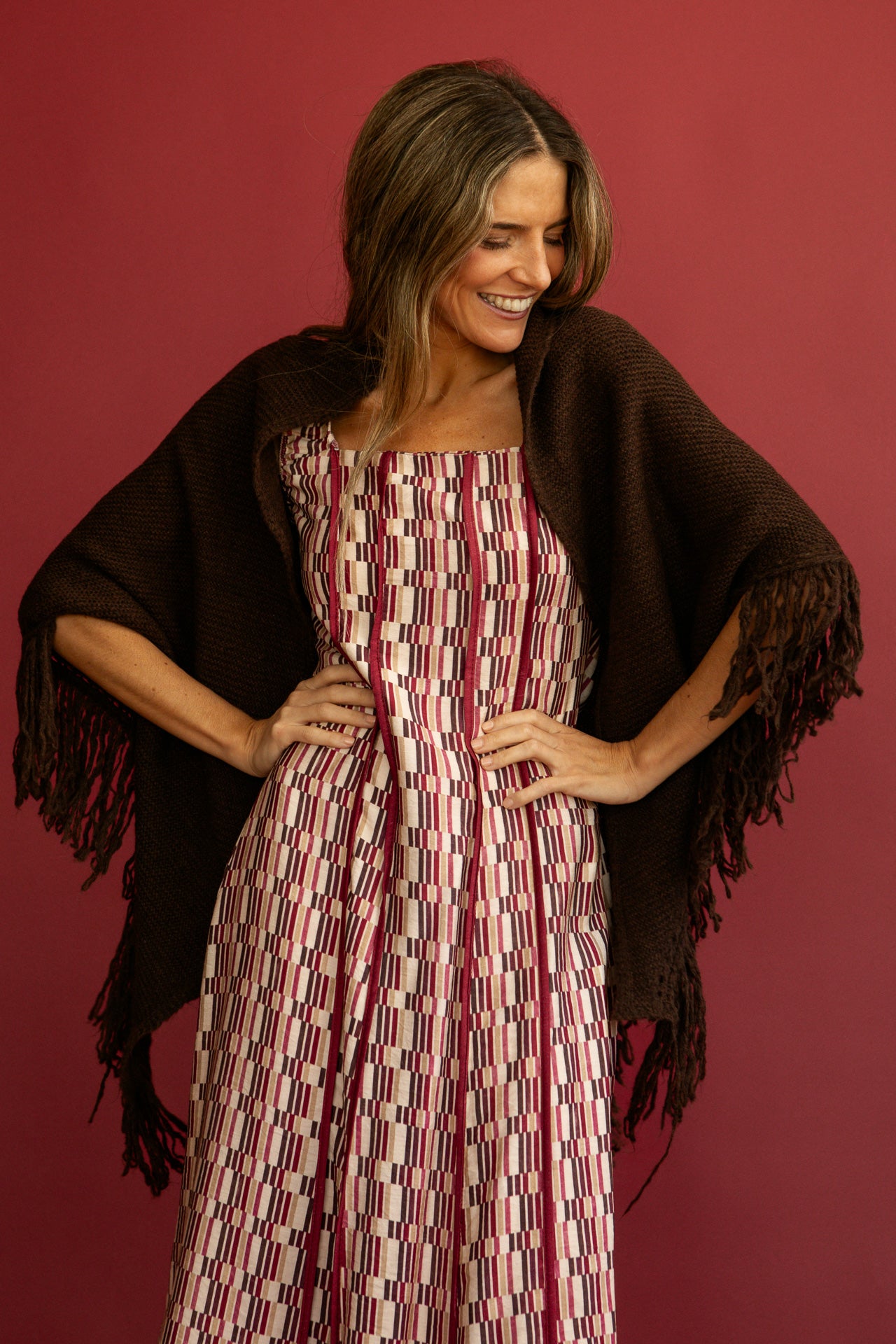 Poncho Sicilia Marrón