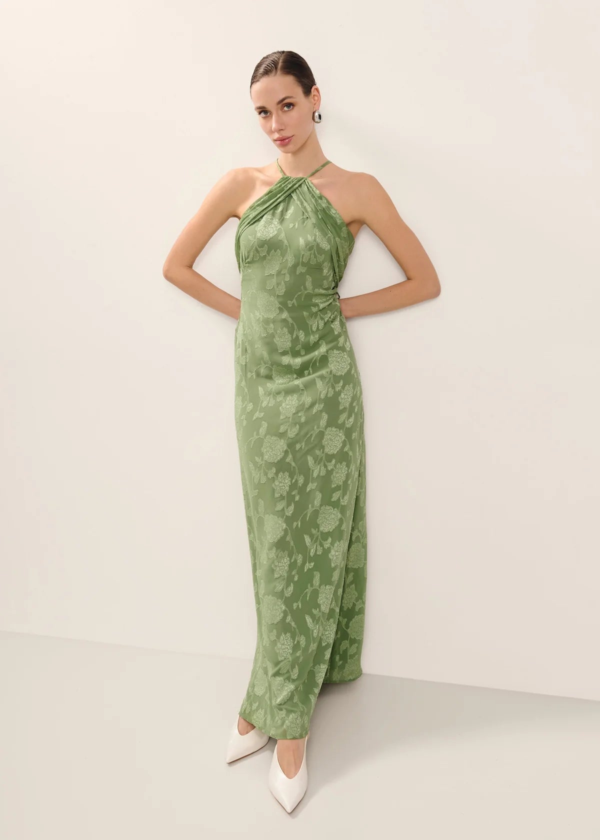 Vestido Greta Verde Salvia