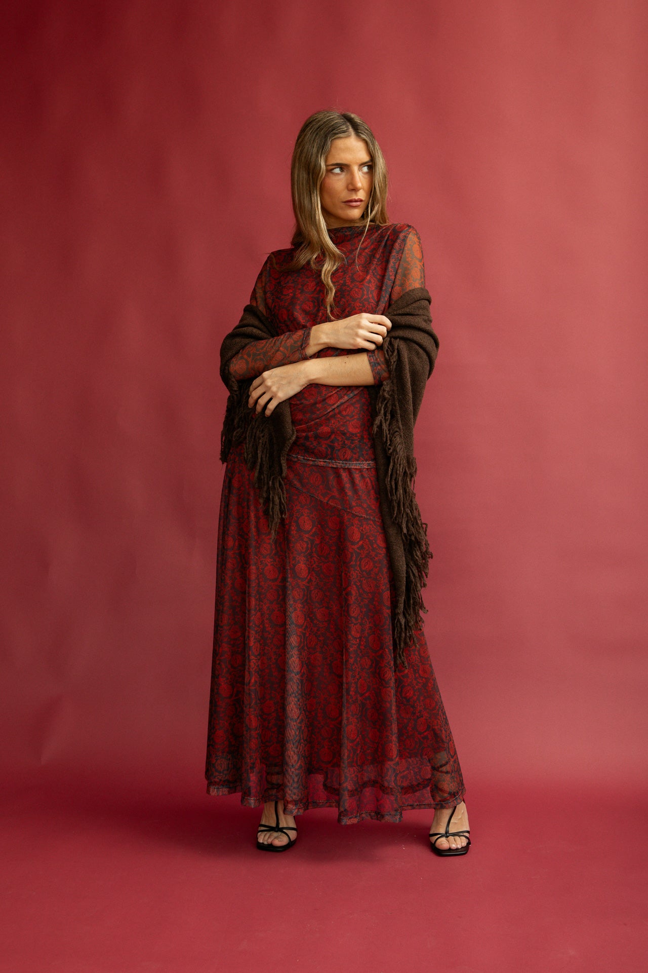 Poncho Meissa Marrón