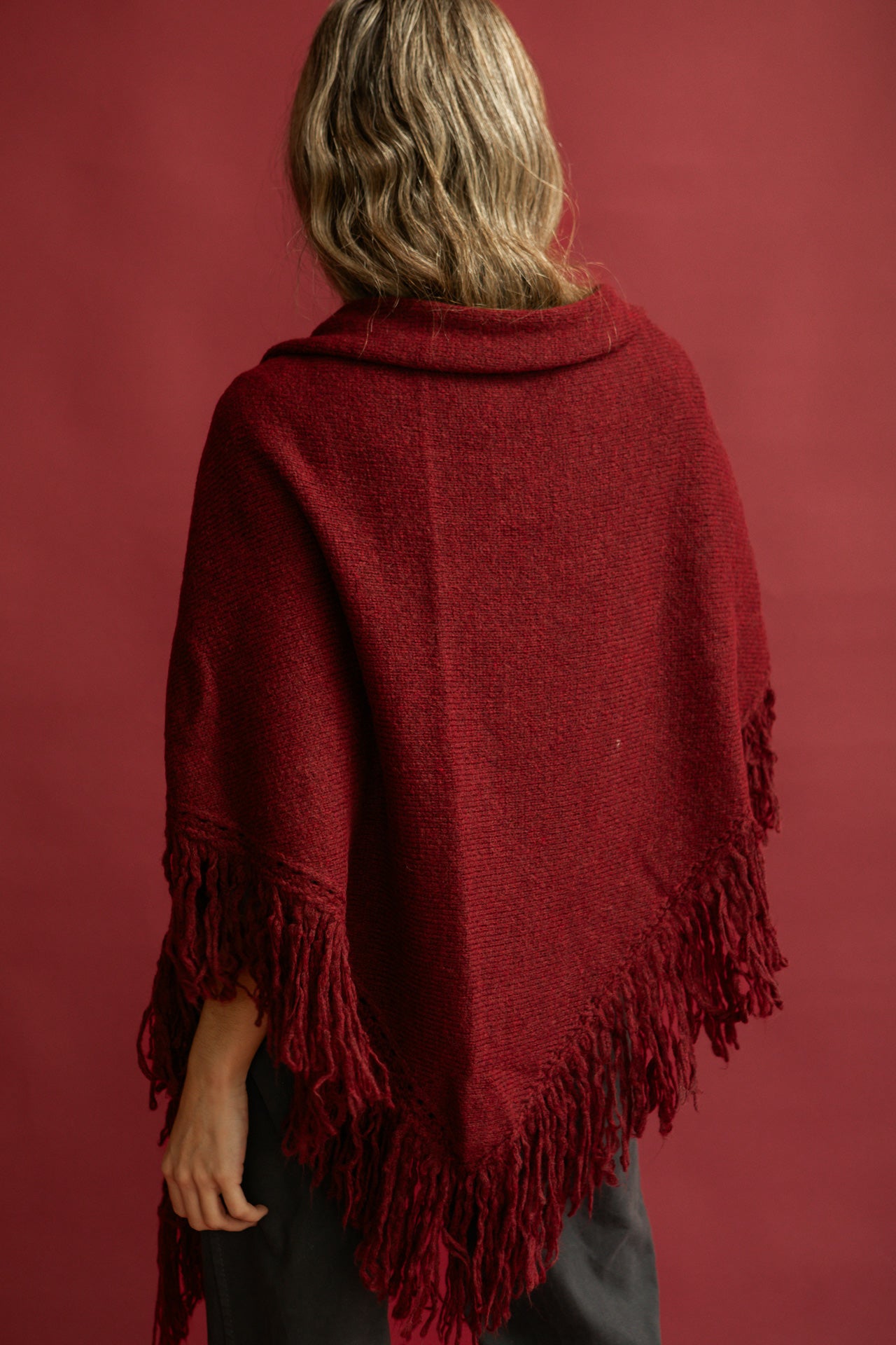 Poncho Meissa Burdeos