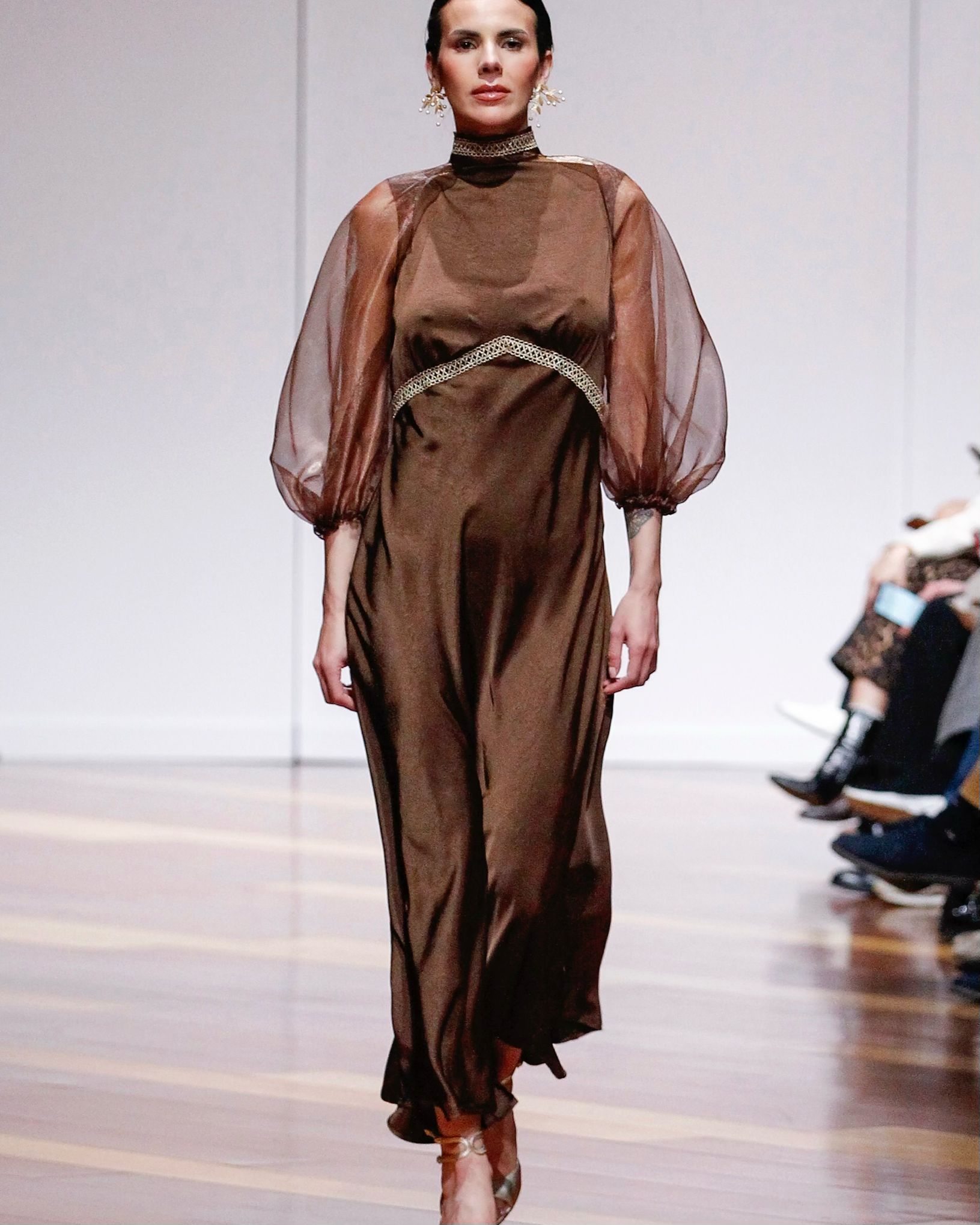 Mangas Vestido Mocha Chocolate