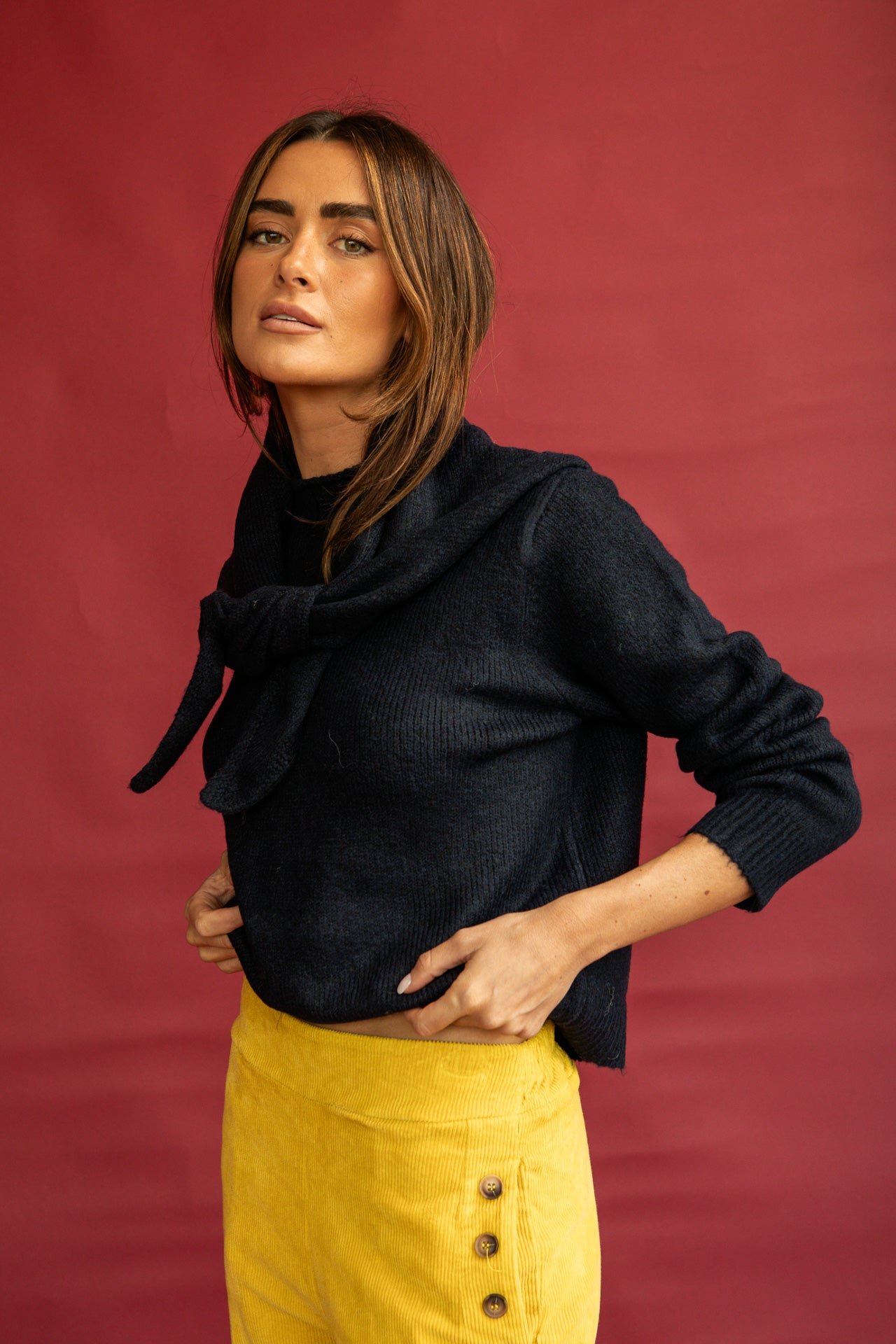 Jersey Bolonia Azul Marino