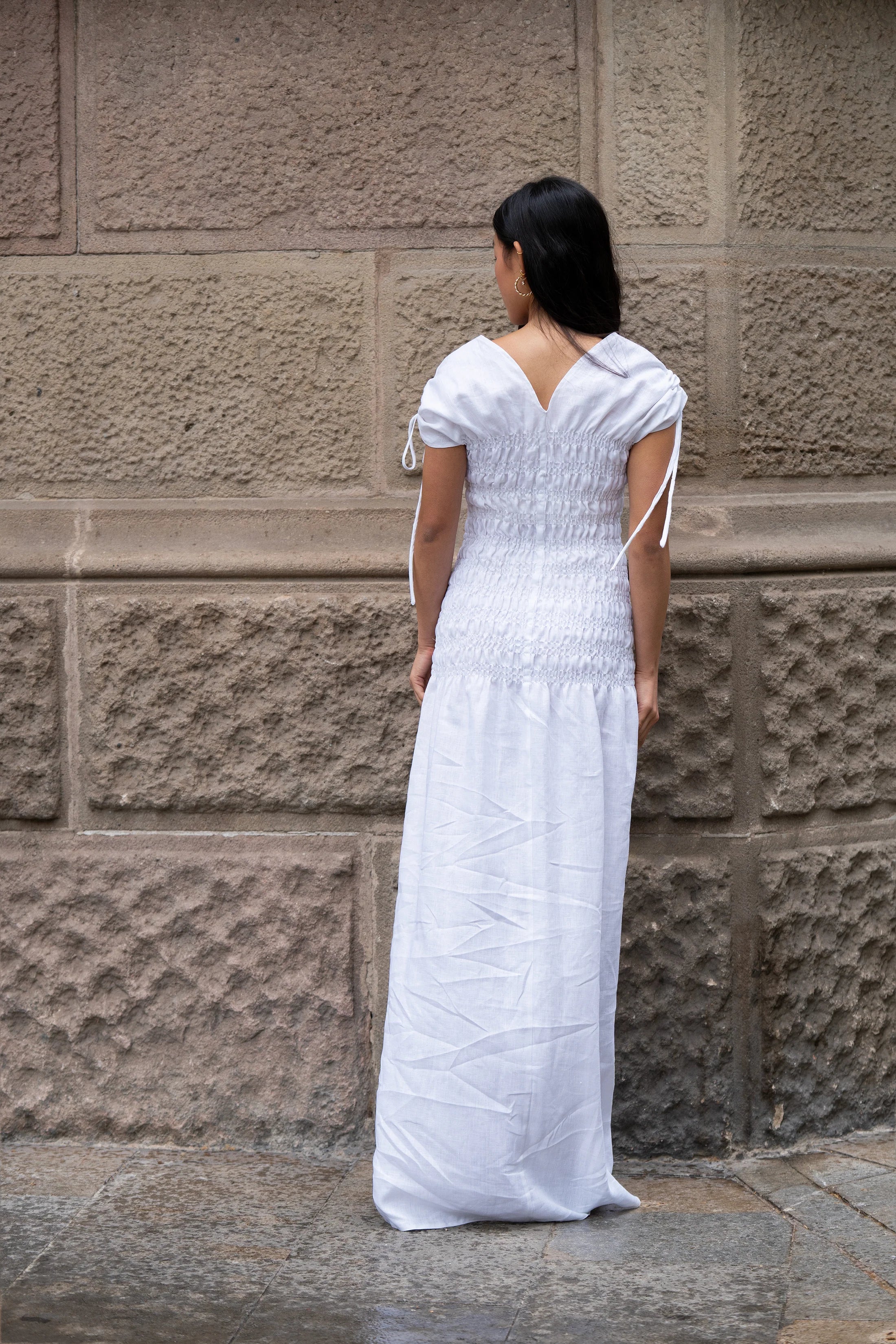 Vestido Ren Blanco (100%Lino)