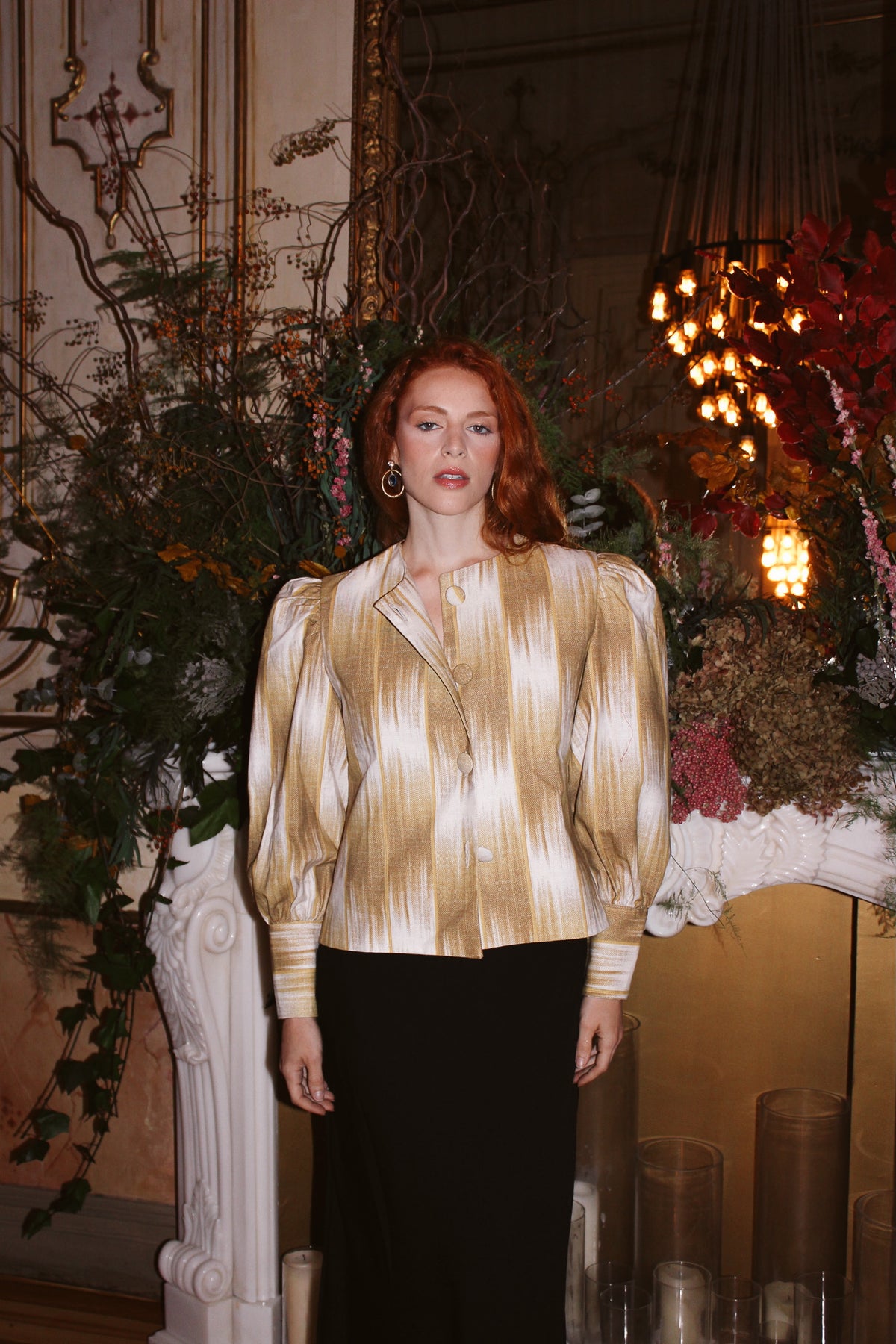 Chaqueta Ikat Amarilla