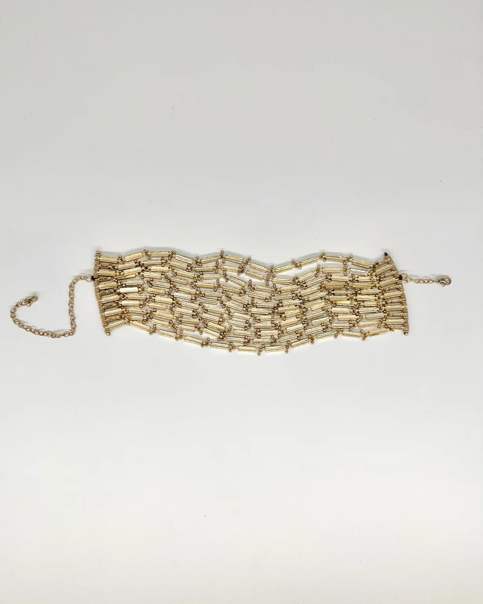 Golden Eunice Reversible Choker