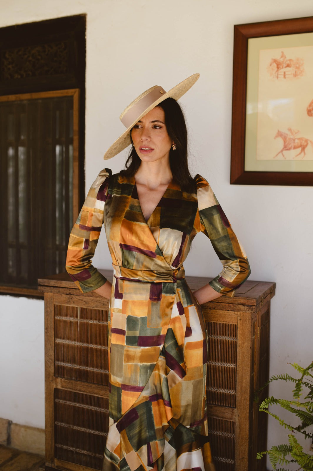 Vestido cuadros