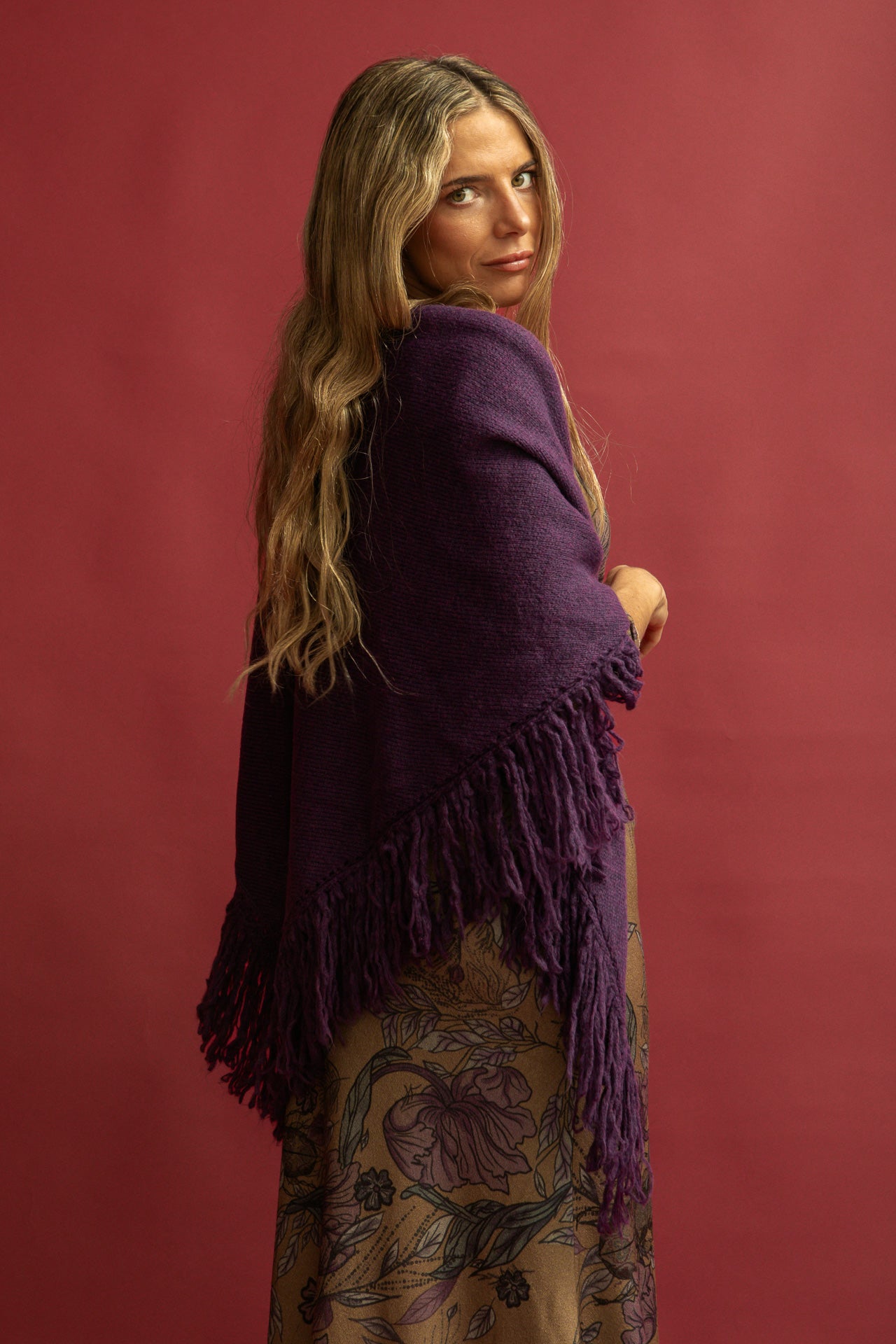 Poncho Meissa Morado