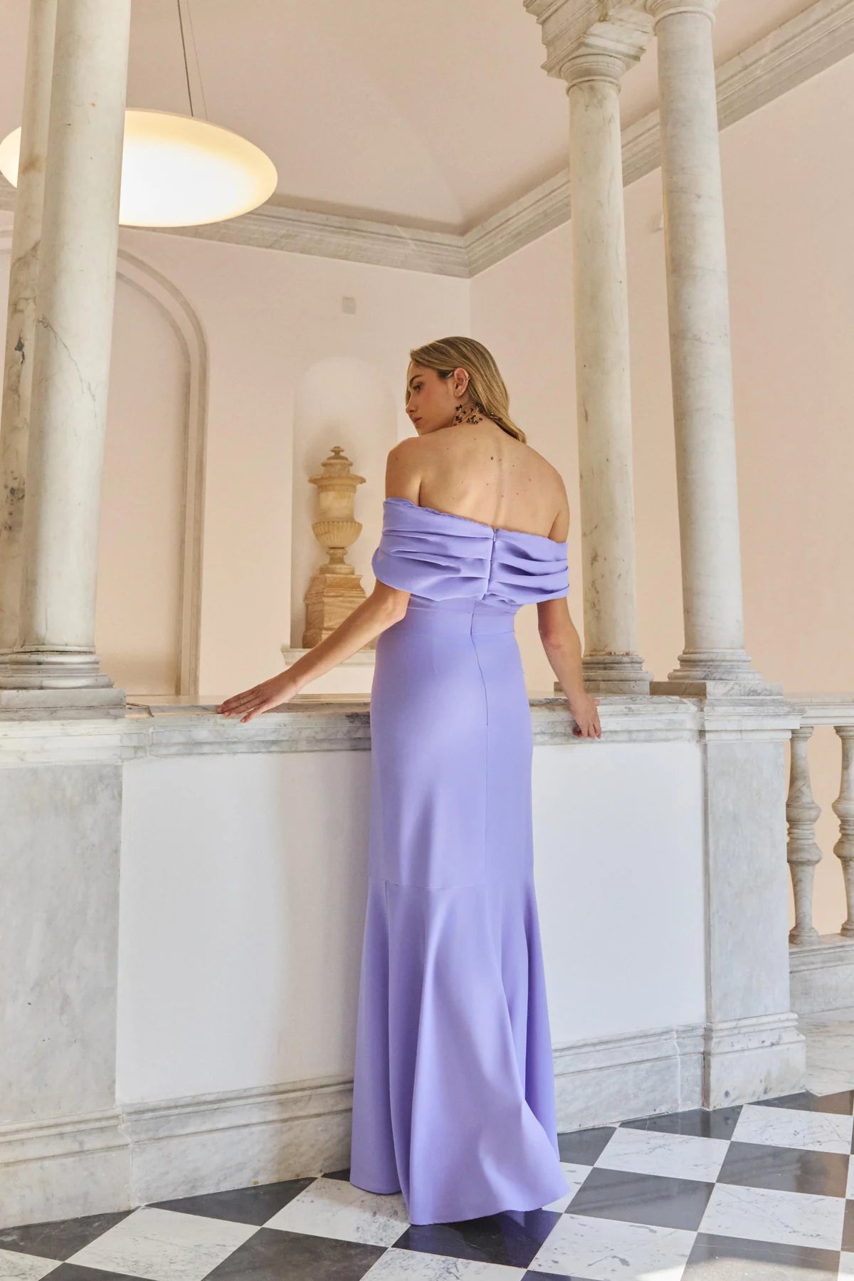 Vestido Largo Giala Lilac