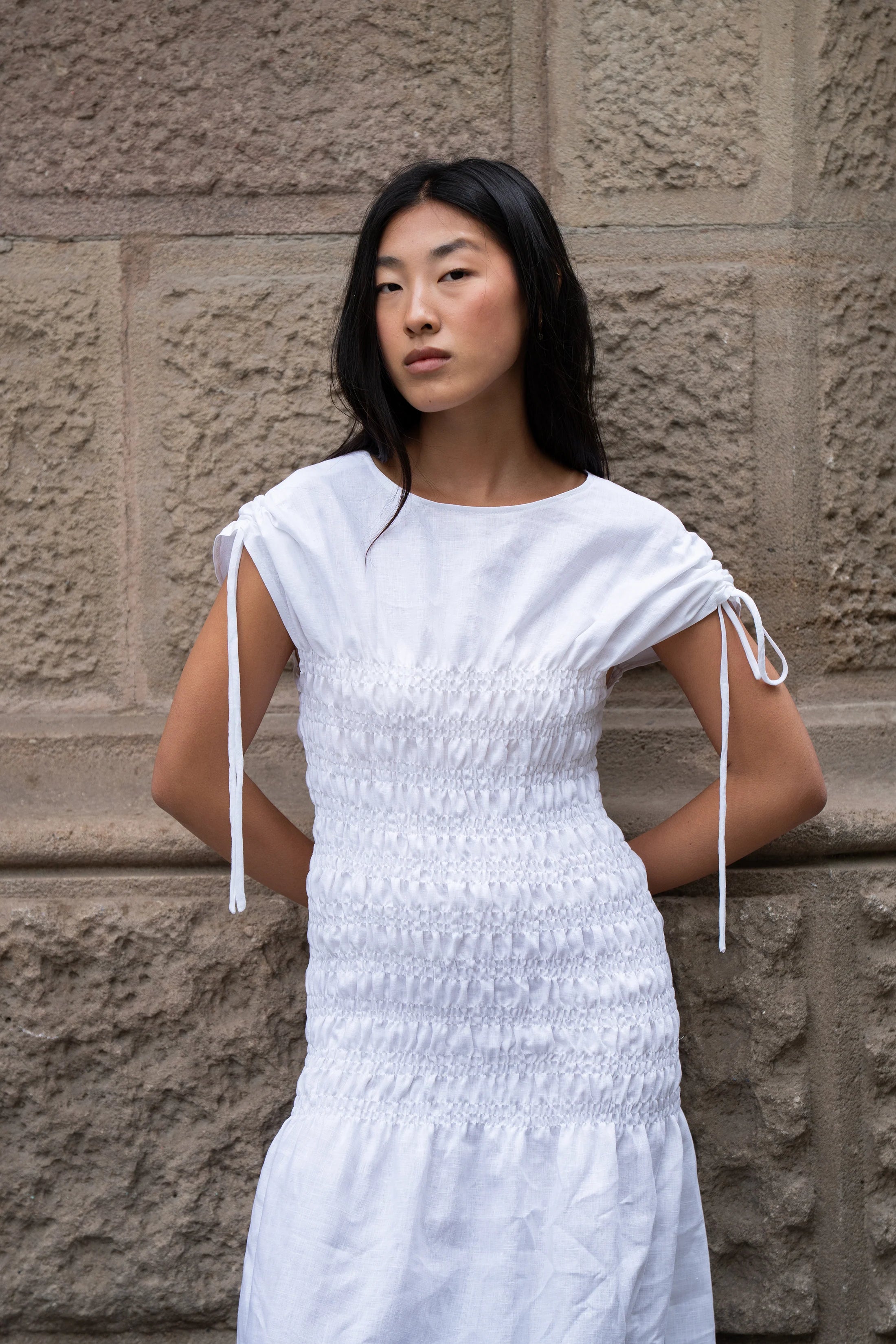 Vestido Ren Blanco (100%Lino)