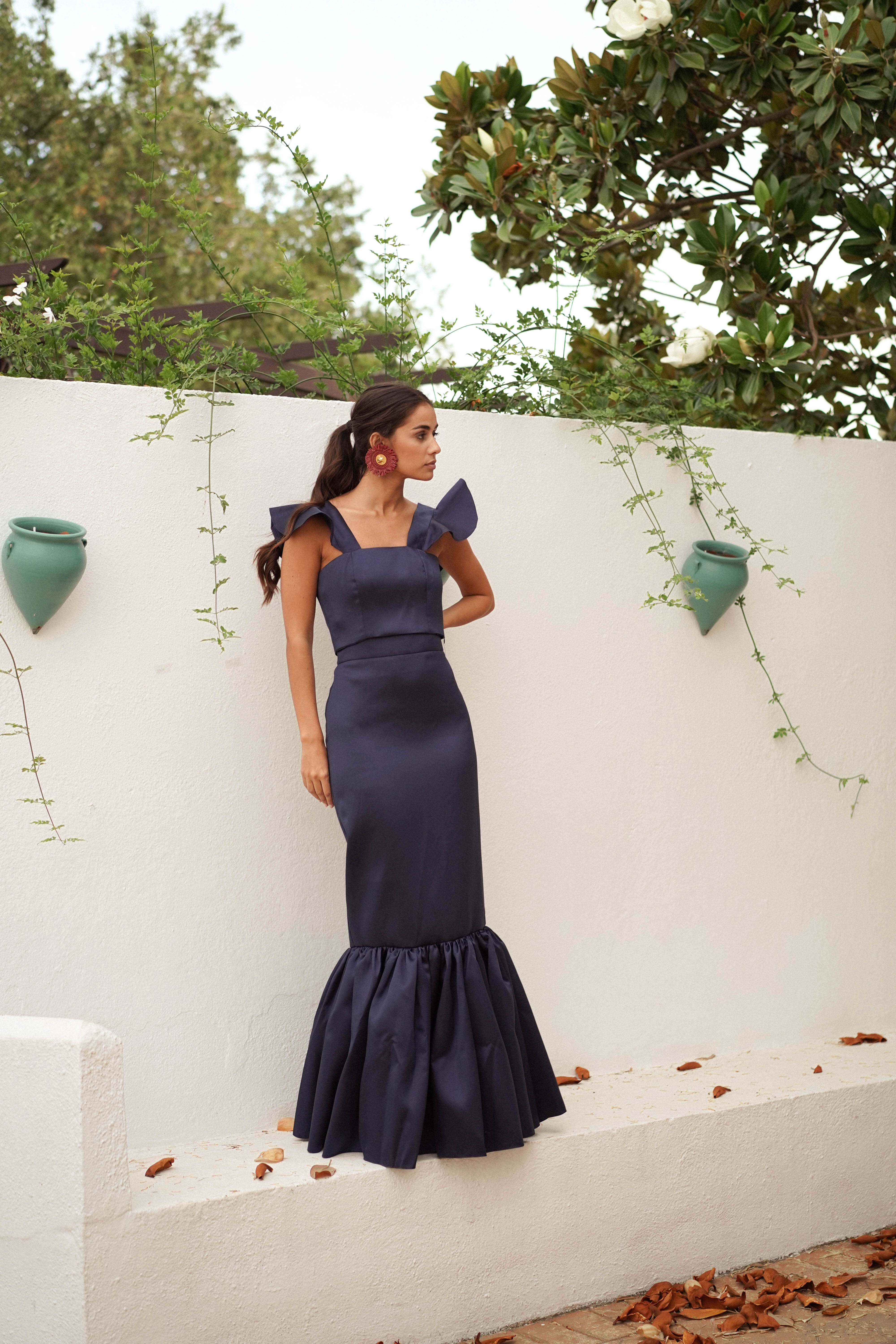 Top Dalia Azul Marino