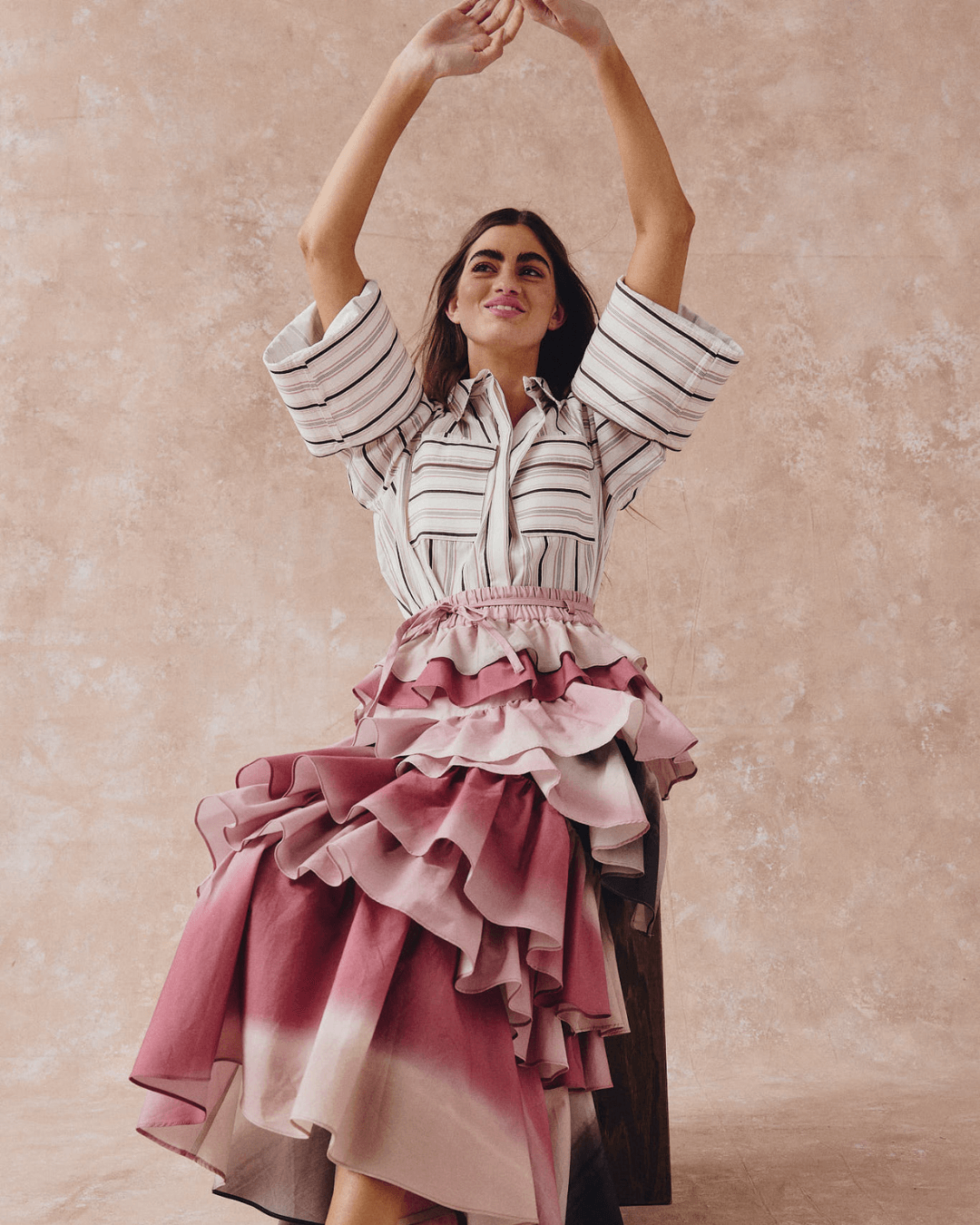 Copacabana Tie Dye Pink Skirt