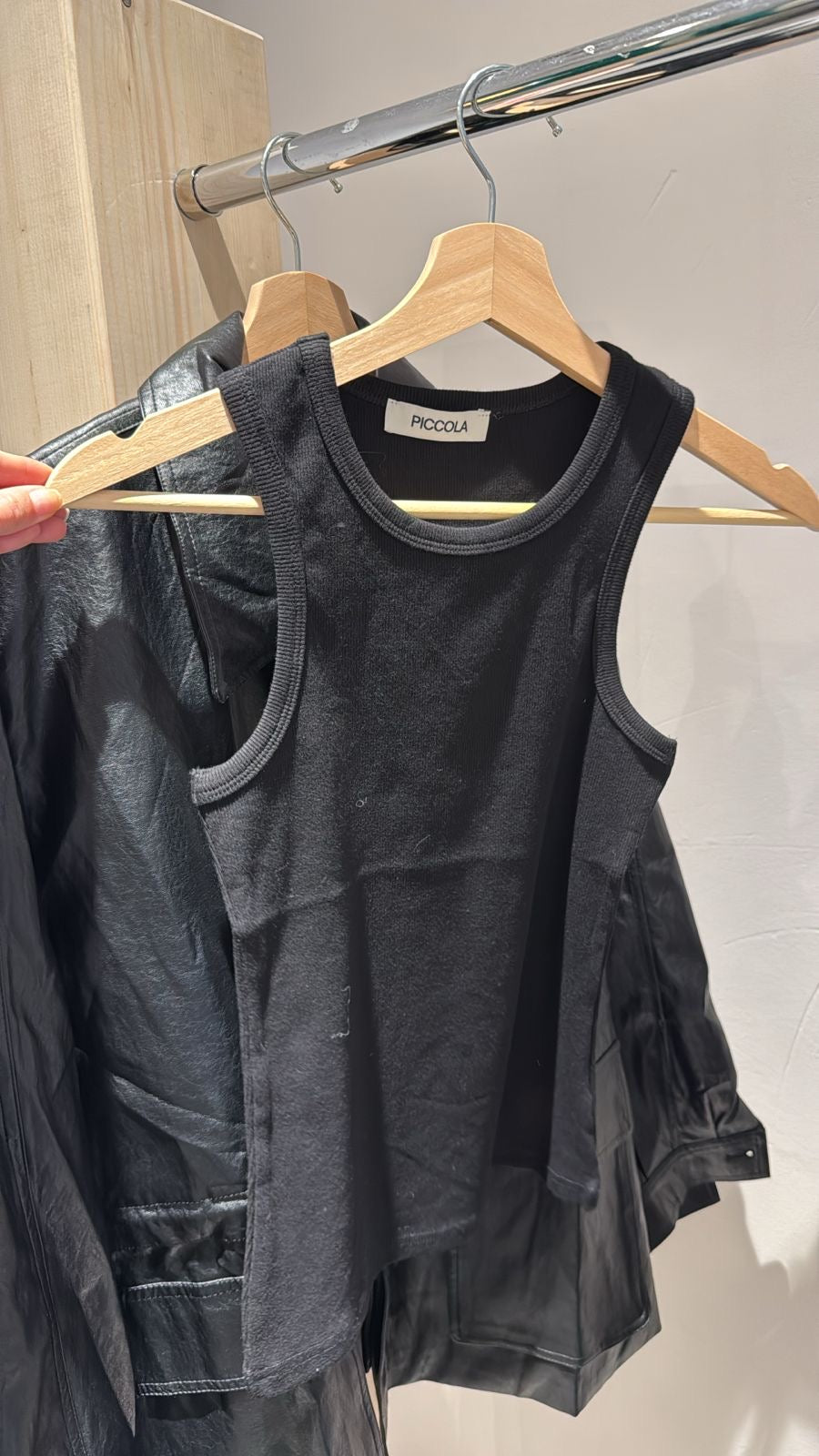 Musculosa Rib - Negro