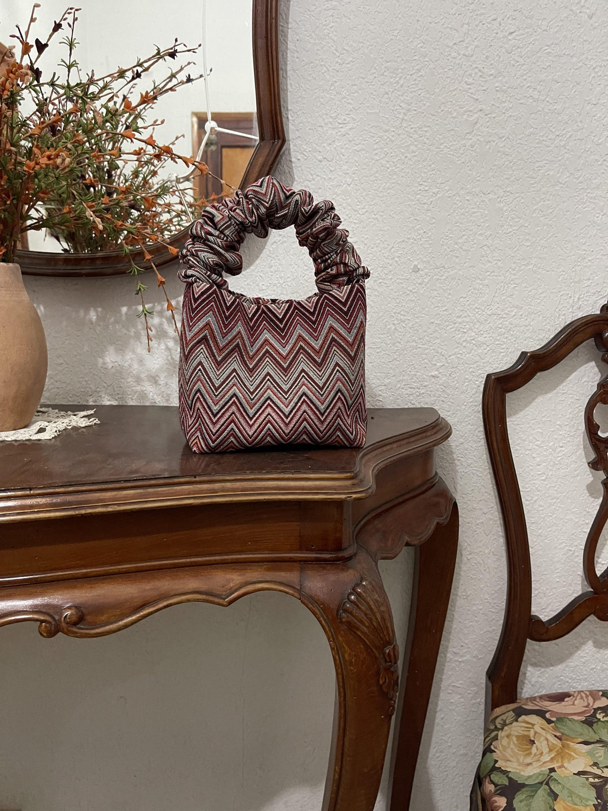 Zig Zag Scrunchie Mini