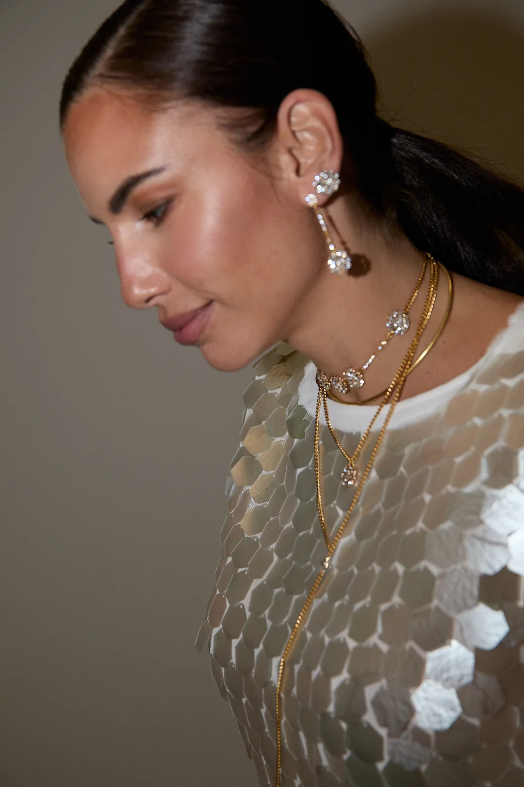 Pendientes Rosetta Marcela - Herencia
