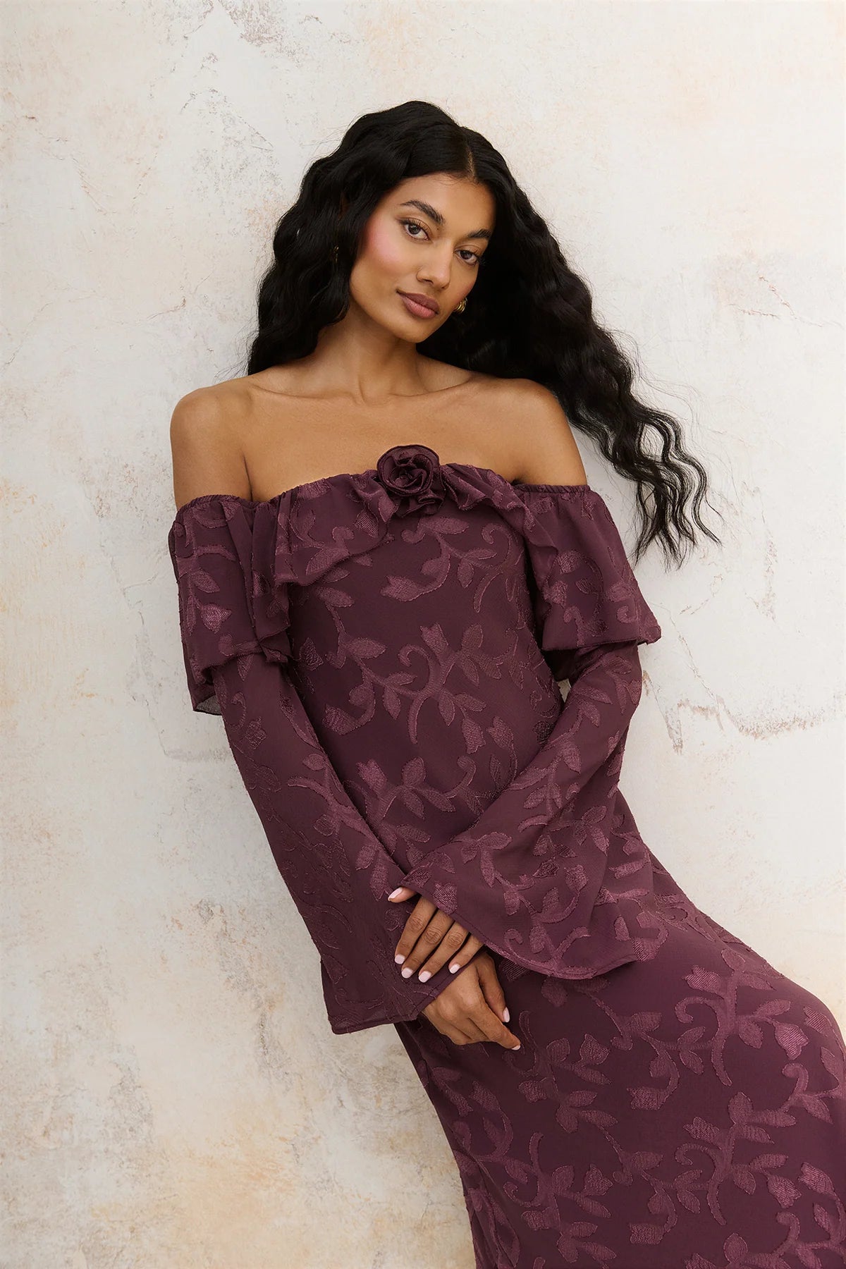 Vestido Amarante Morado