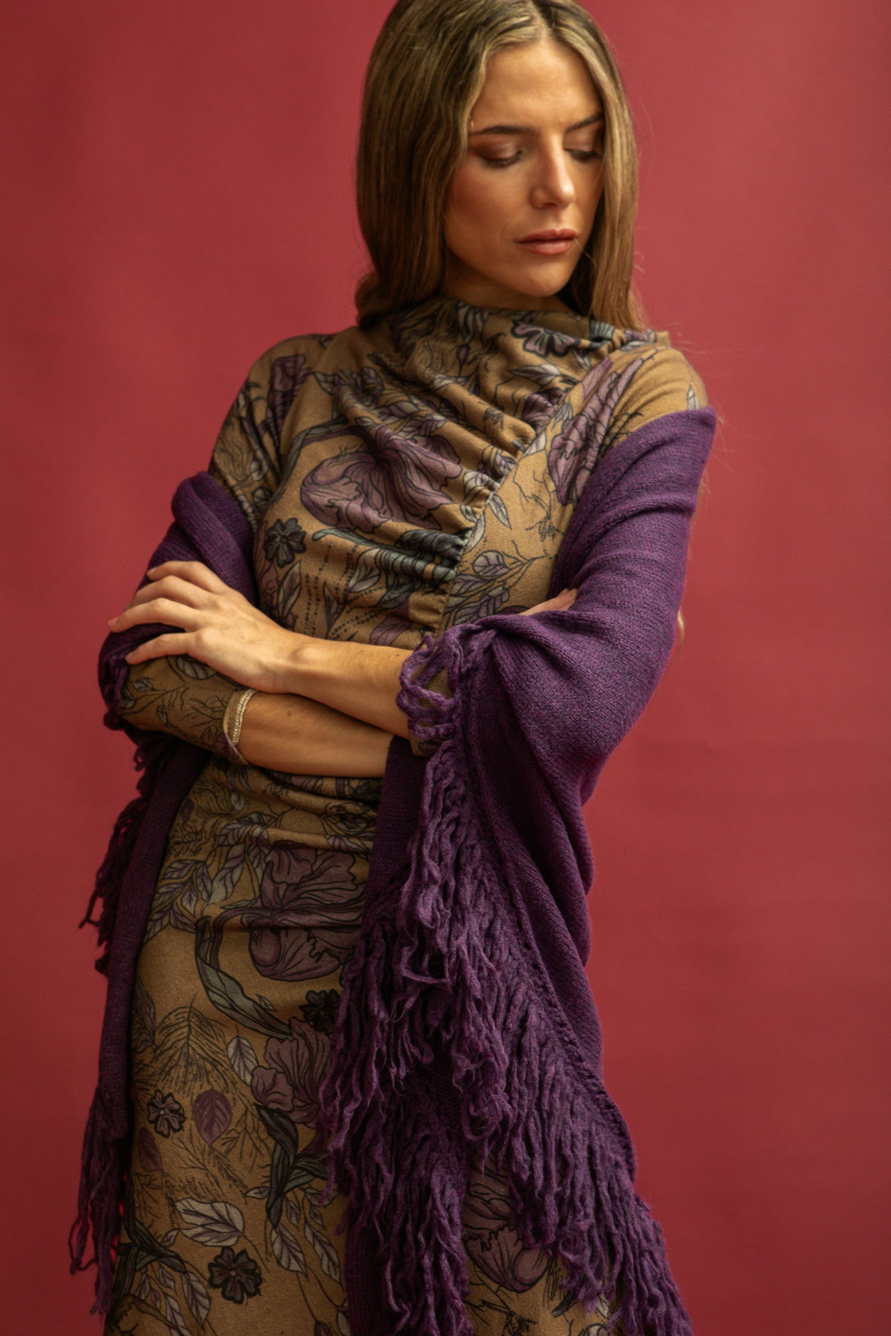 Poncho Meissa Morado