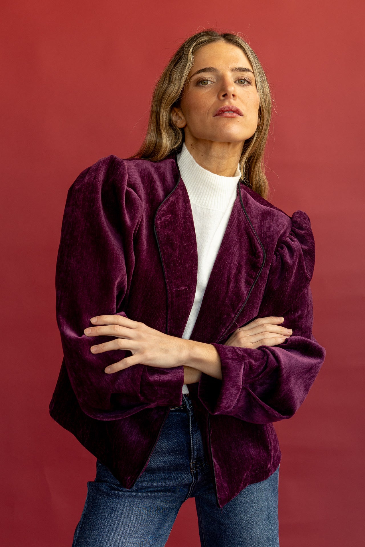 Chaqueta Bagana Berenjena