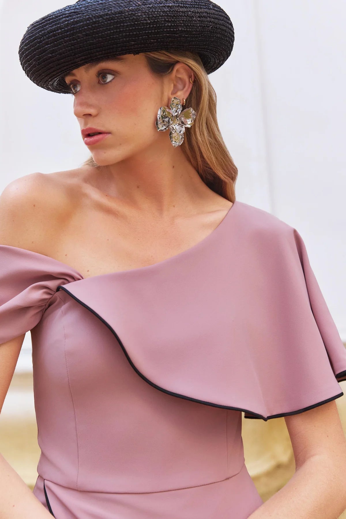 Vestido Midi Zeya Dusty Pink