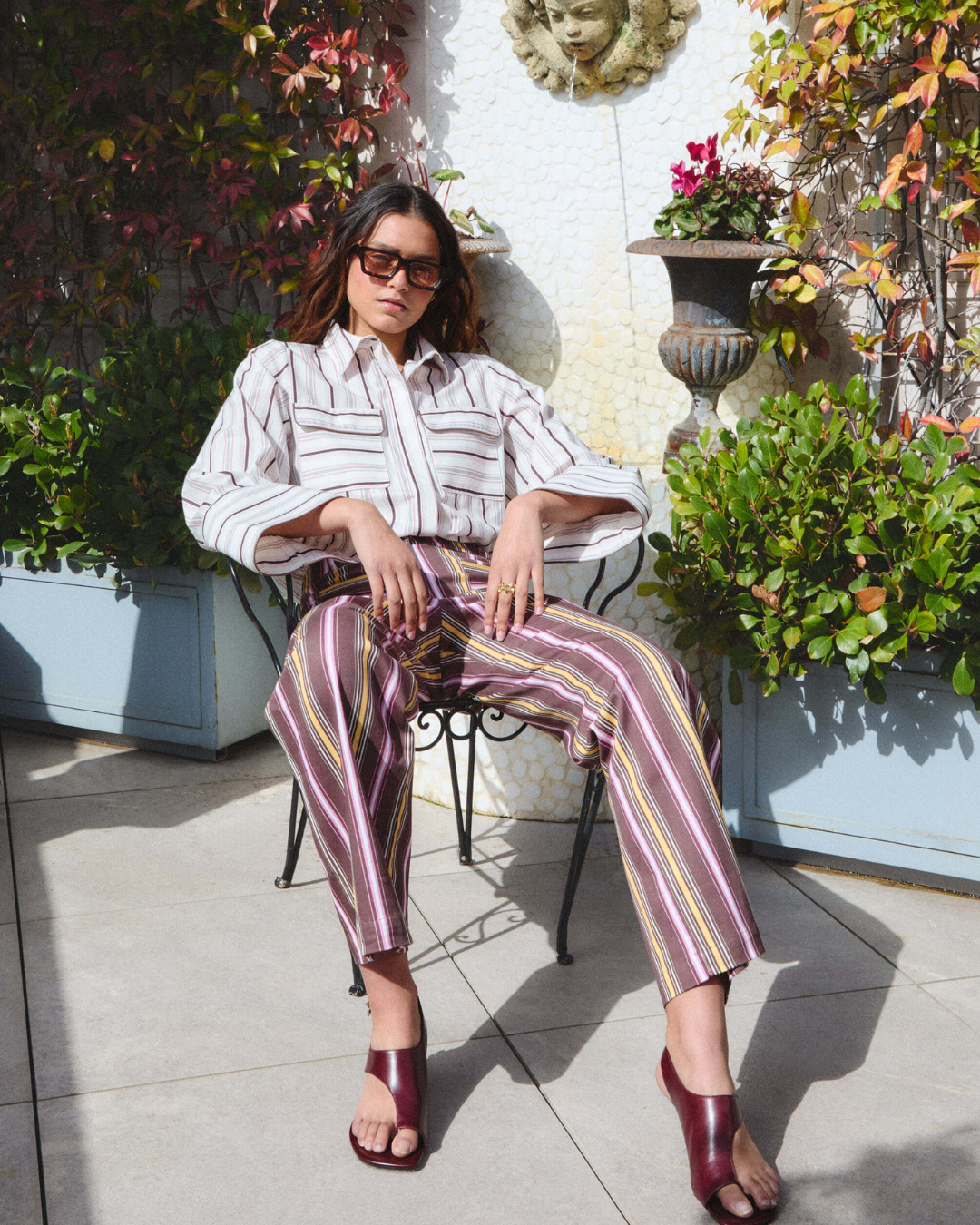 Pisco Pink Stripes Shirt