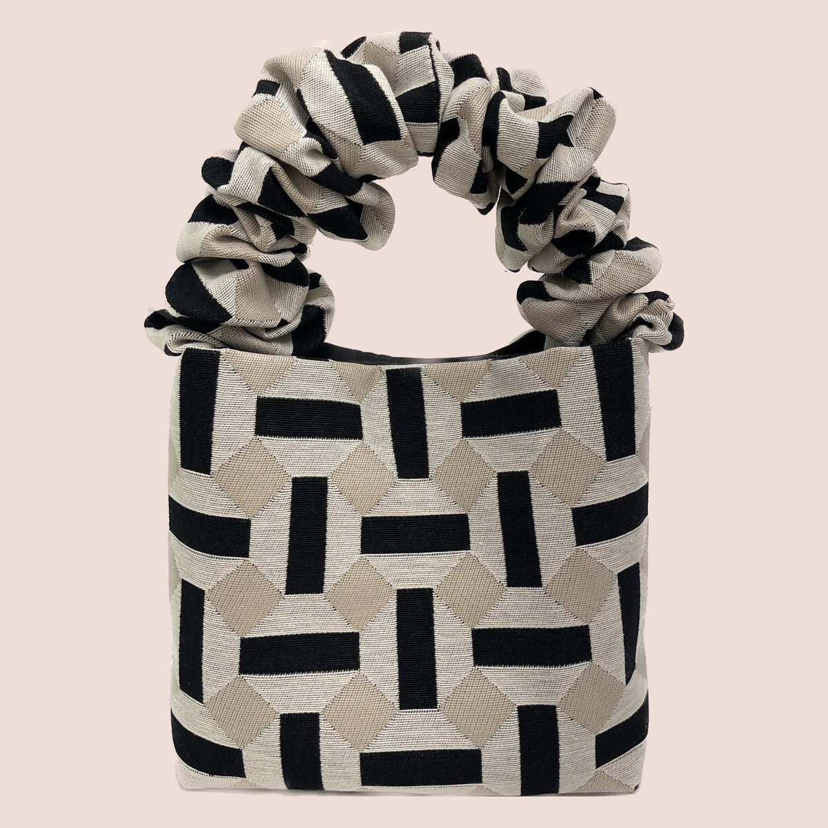 Geometric Mini Scrunchi