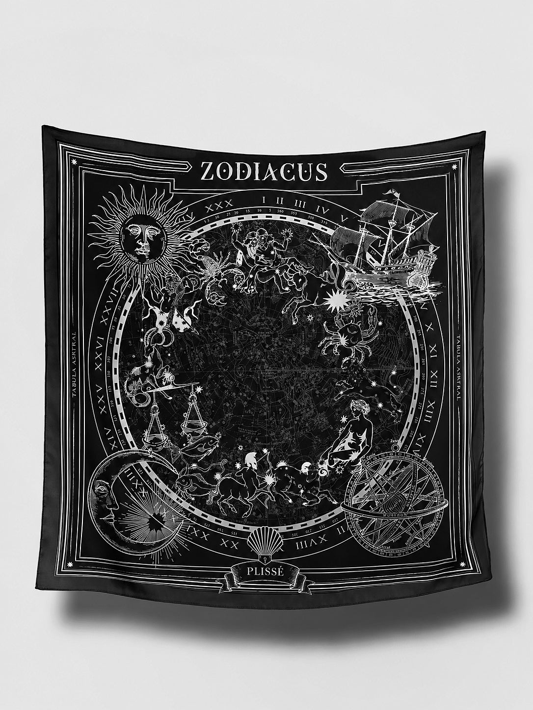 Pañoleta Zodiacus Black