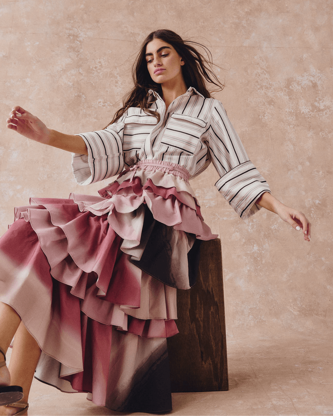 Copacabana Tie Dye Pink Skirt
