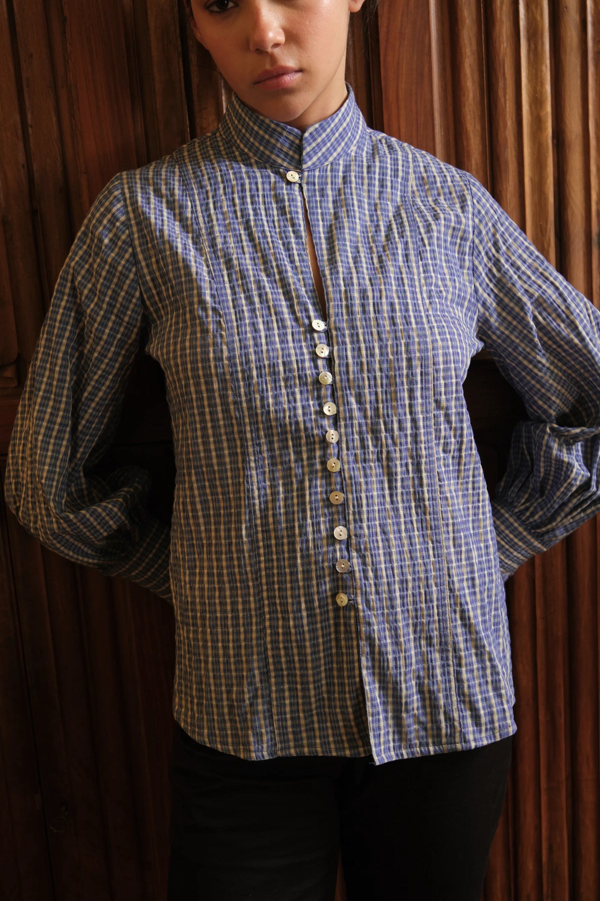 BLUSA VALERIA CUADROS