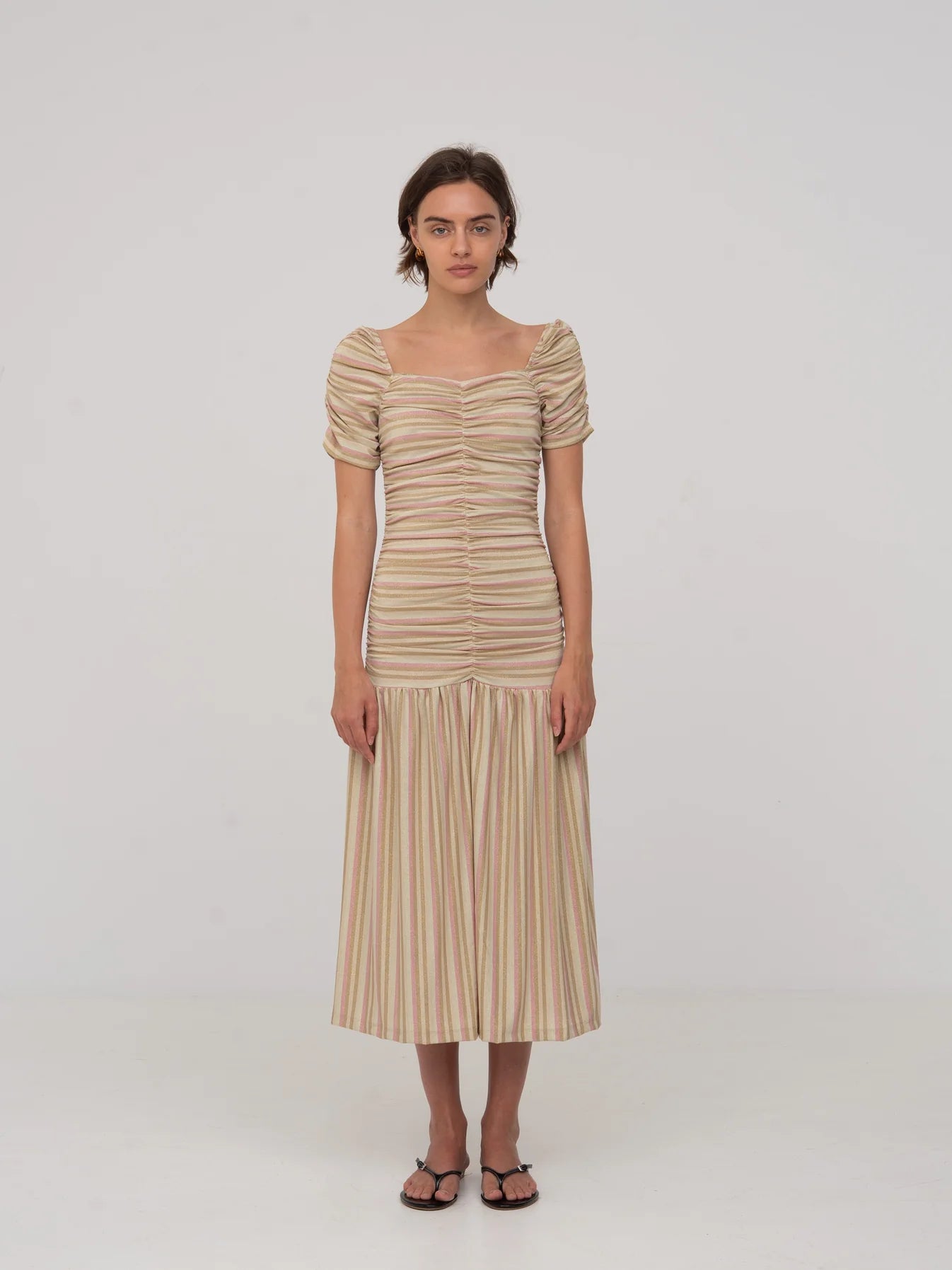 PERSEPHONE STRIPED DRESS