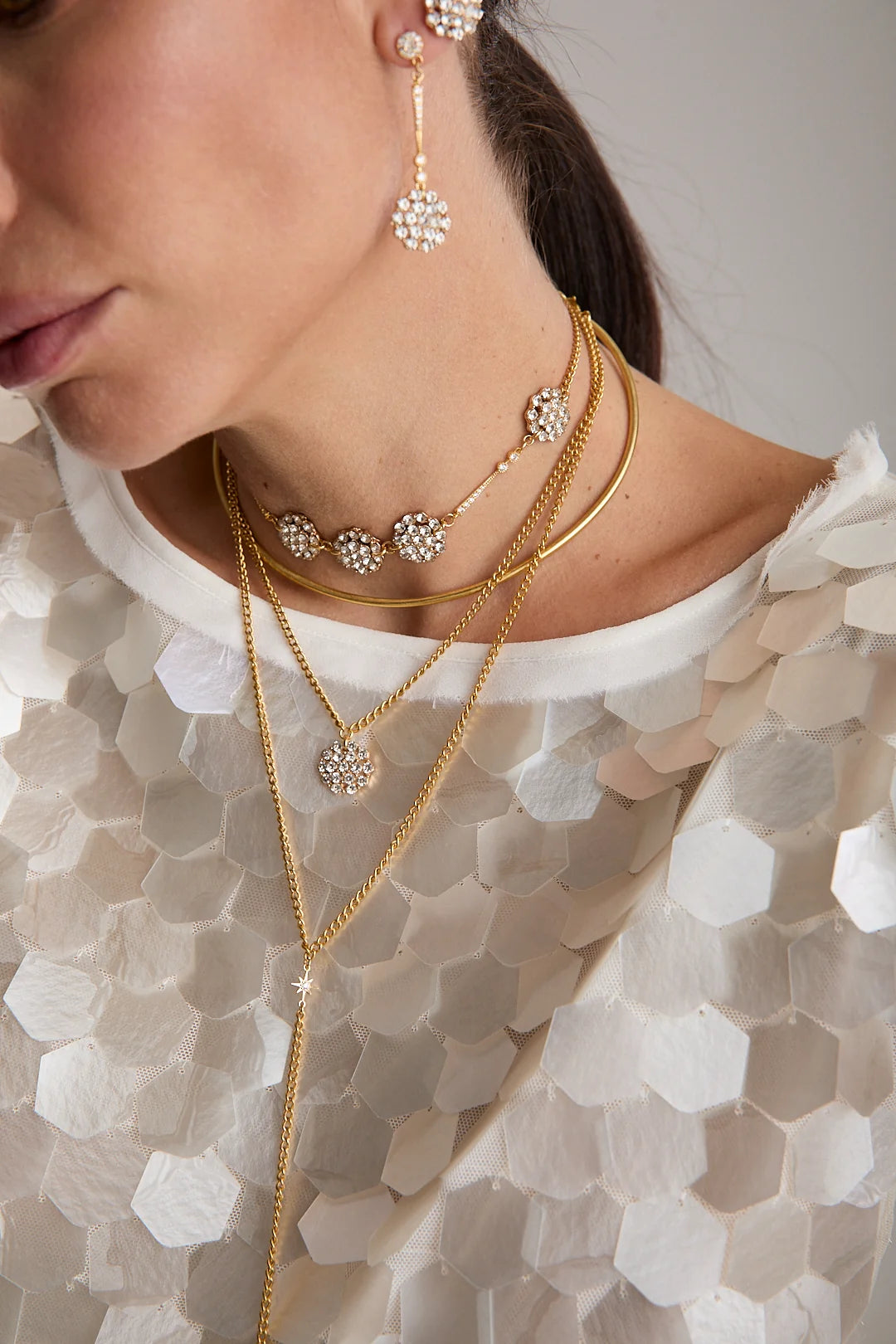 Pendientes Rosetta Marcela - Herencia