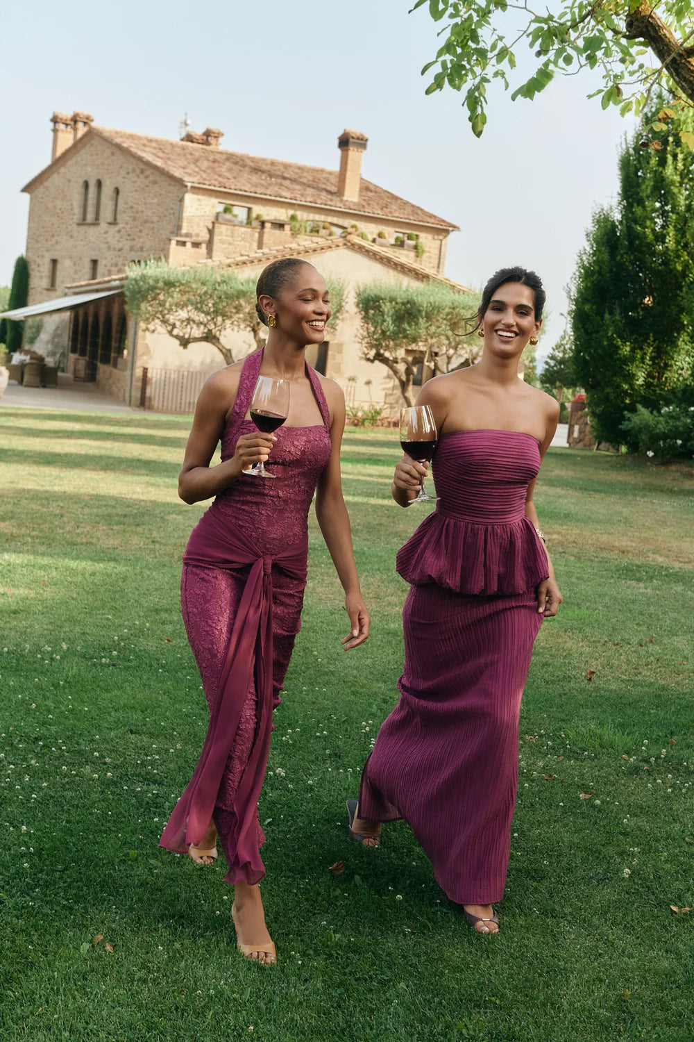 Vestido Fiorella Ciruela
