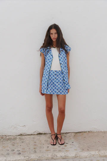 Falda Min Shale Print