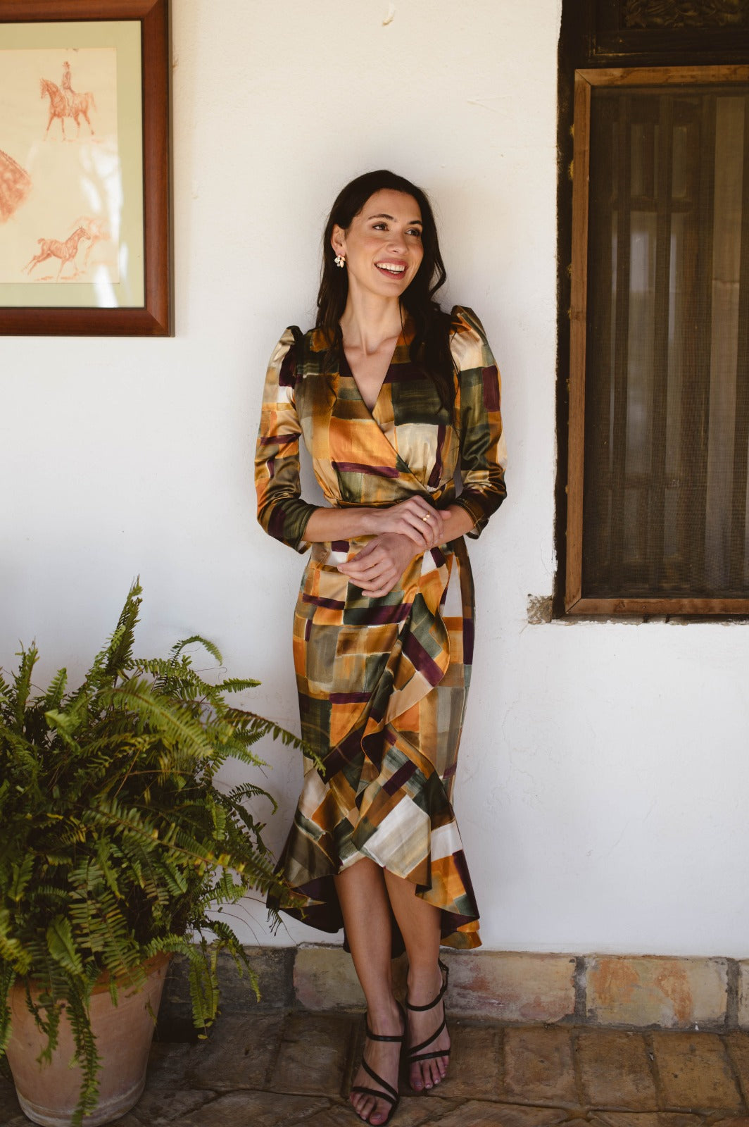 Vestido cuadros