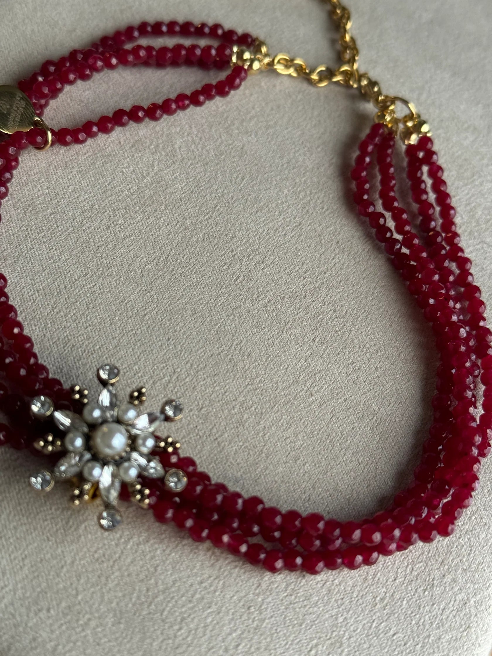 Choker Adicted Cereza Estrella Clara
