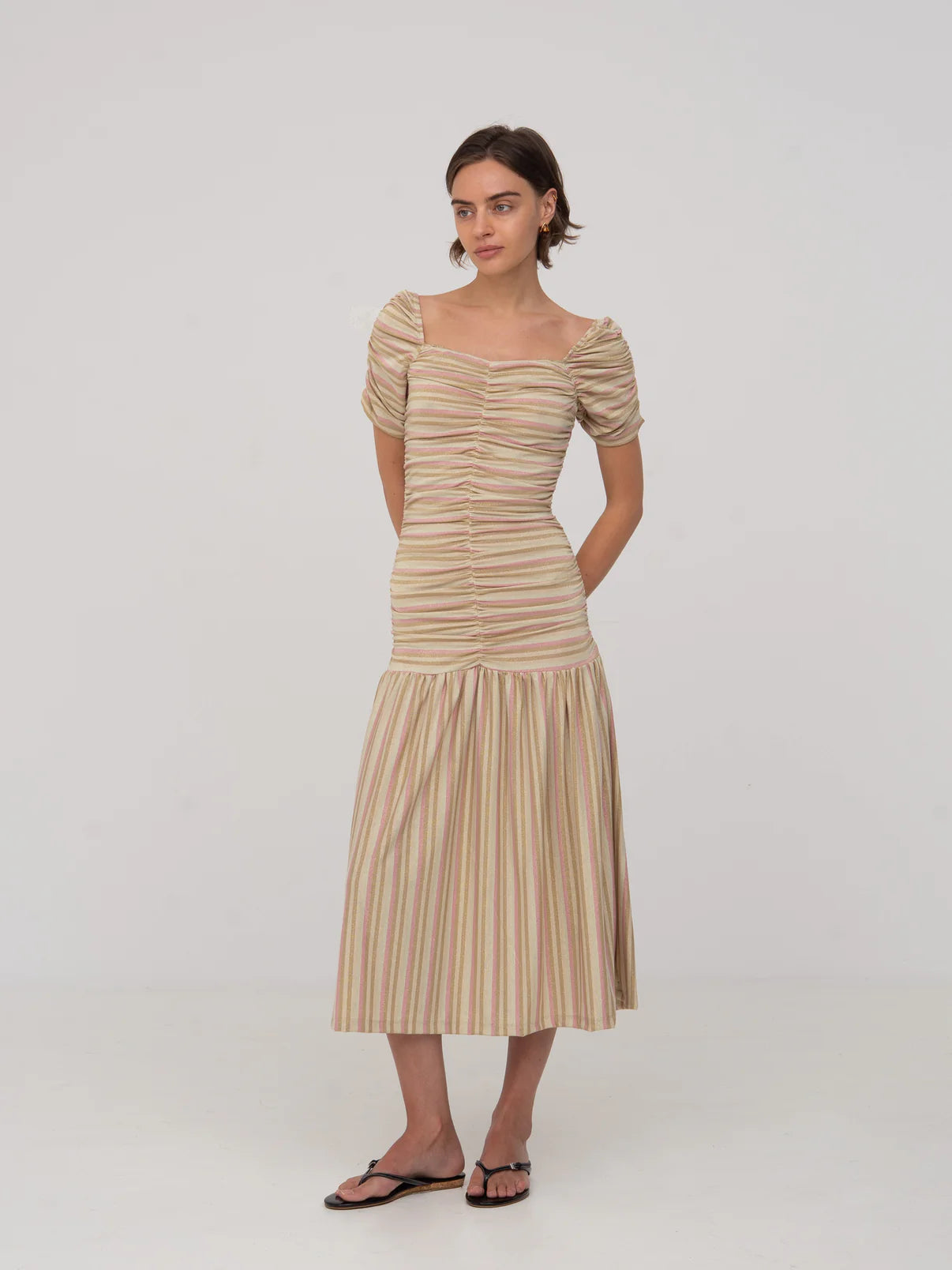 PERSEPHONE STRIPED DRESS