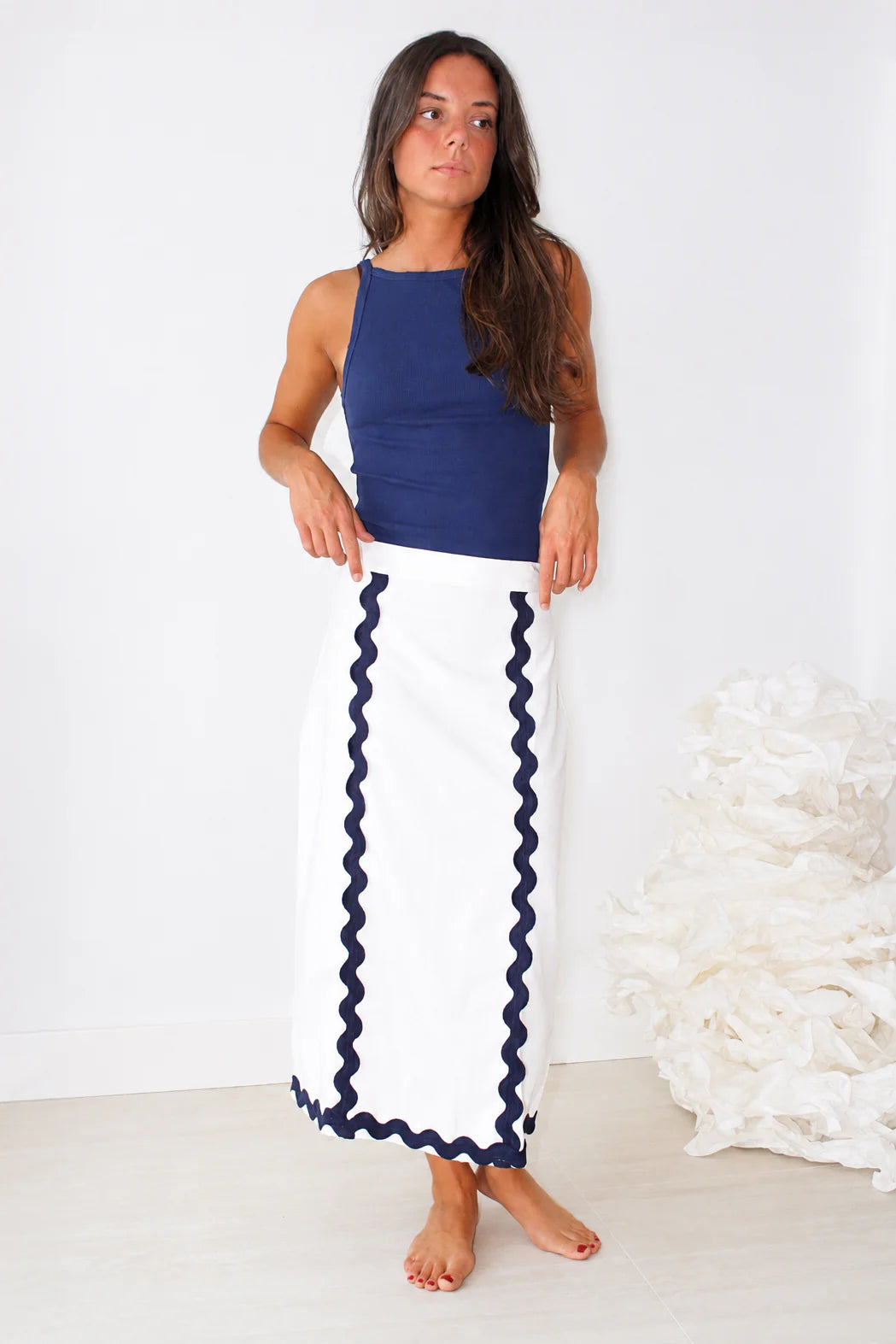 Falda Sinu Azul Marino