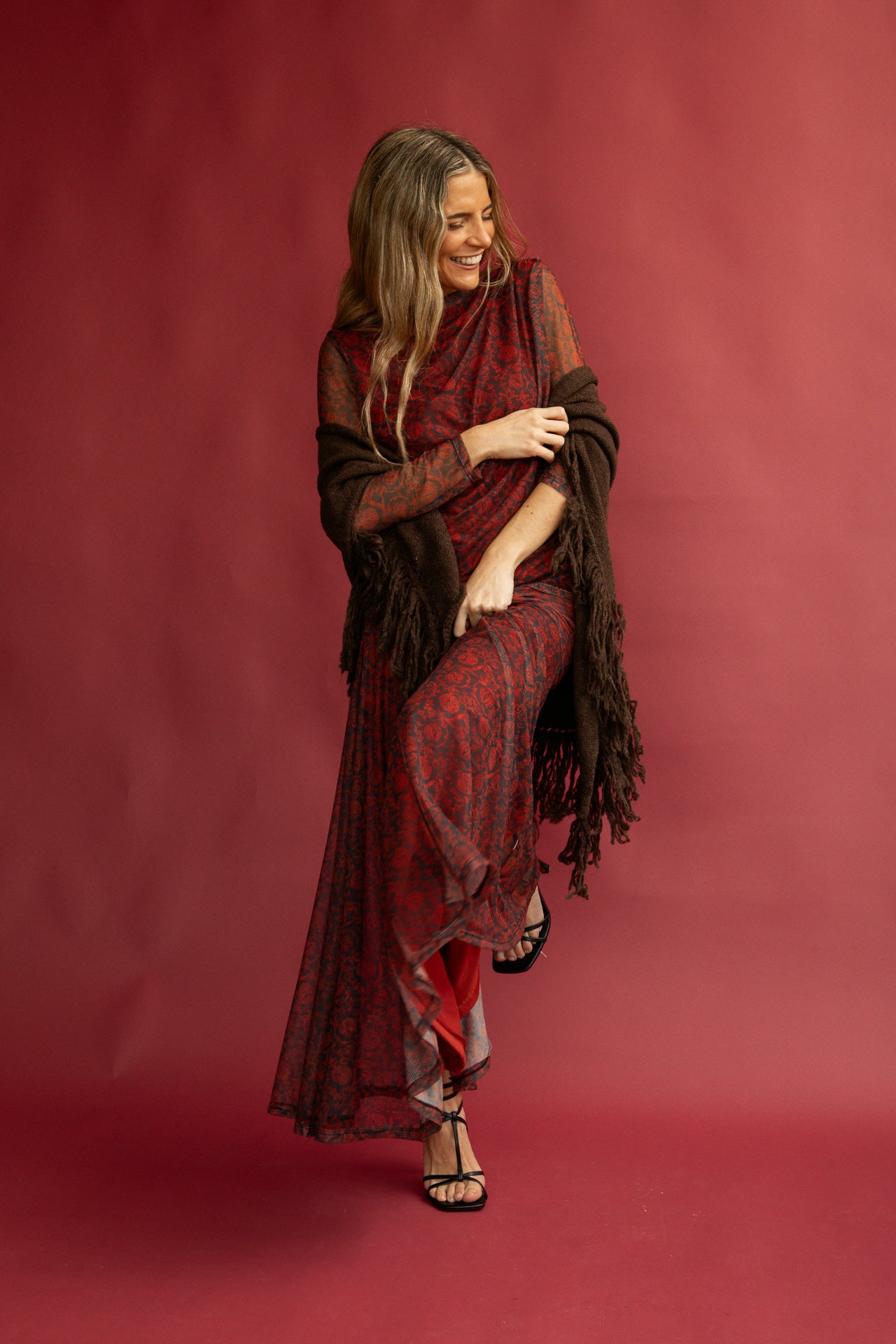 Poncho Meissa Marrón