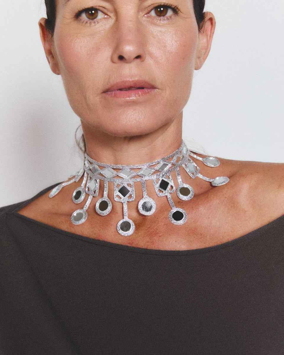 Silver Rain Choker