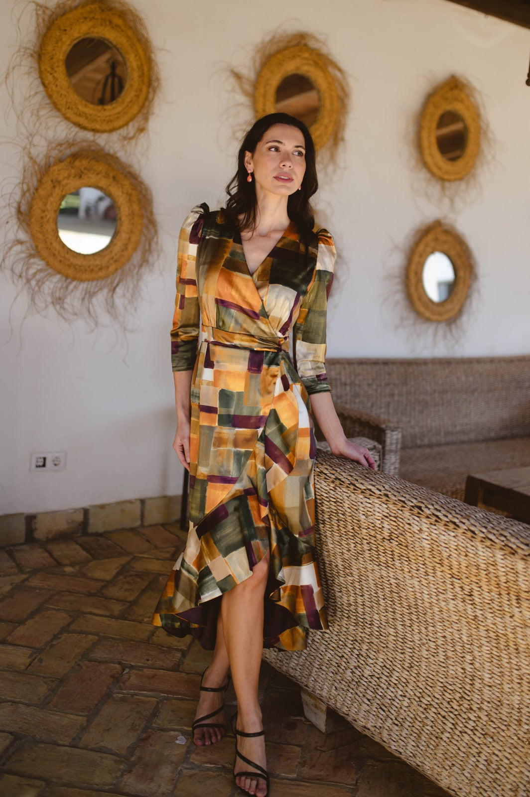 Vestido cuadros
