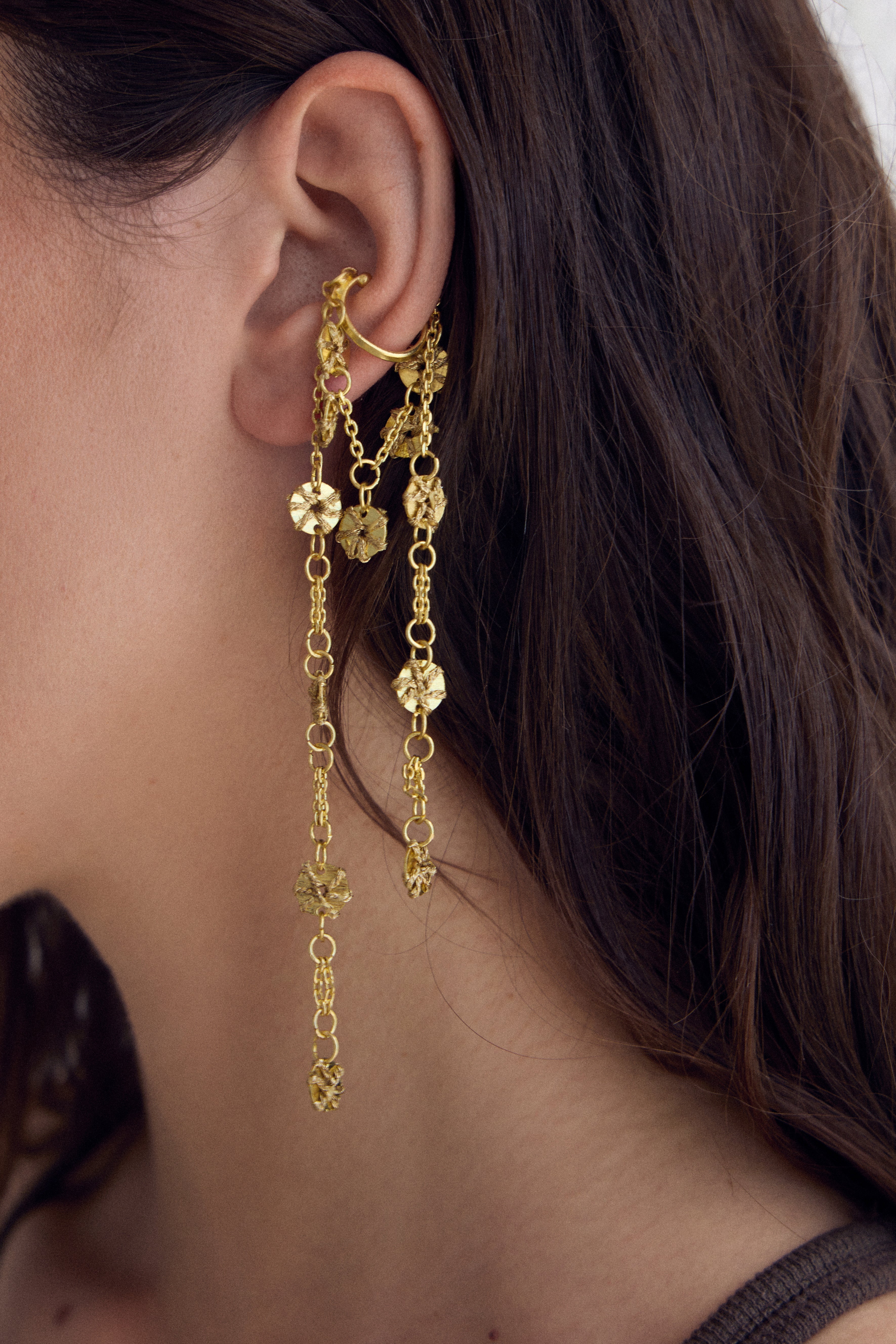 Earcuff Halo Oro