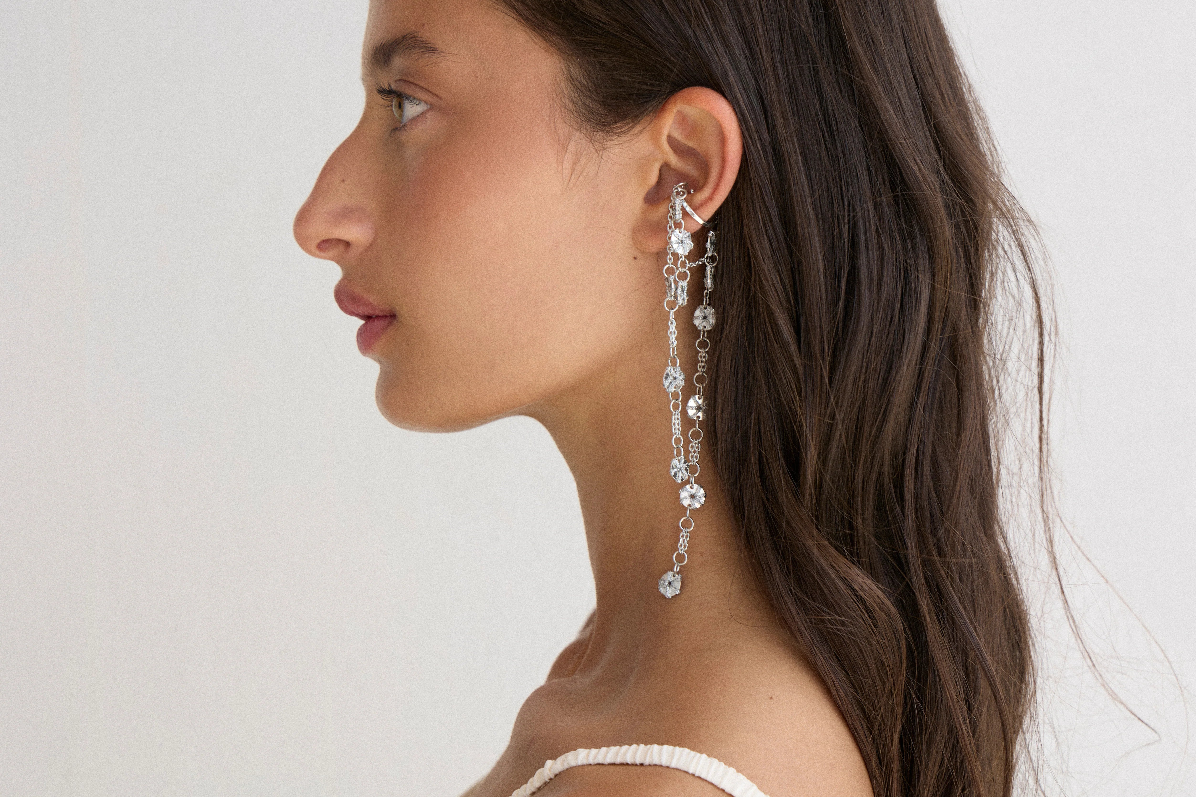 Earcuff Halo Plata