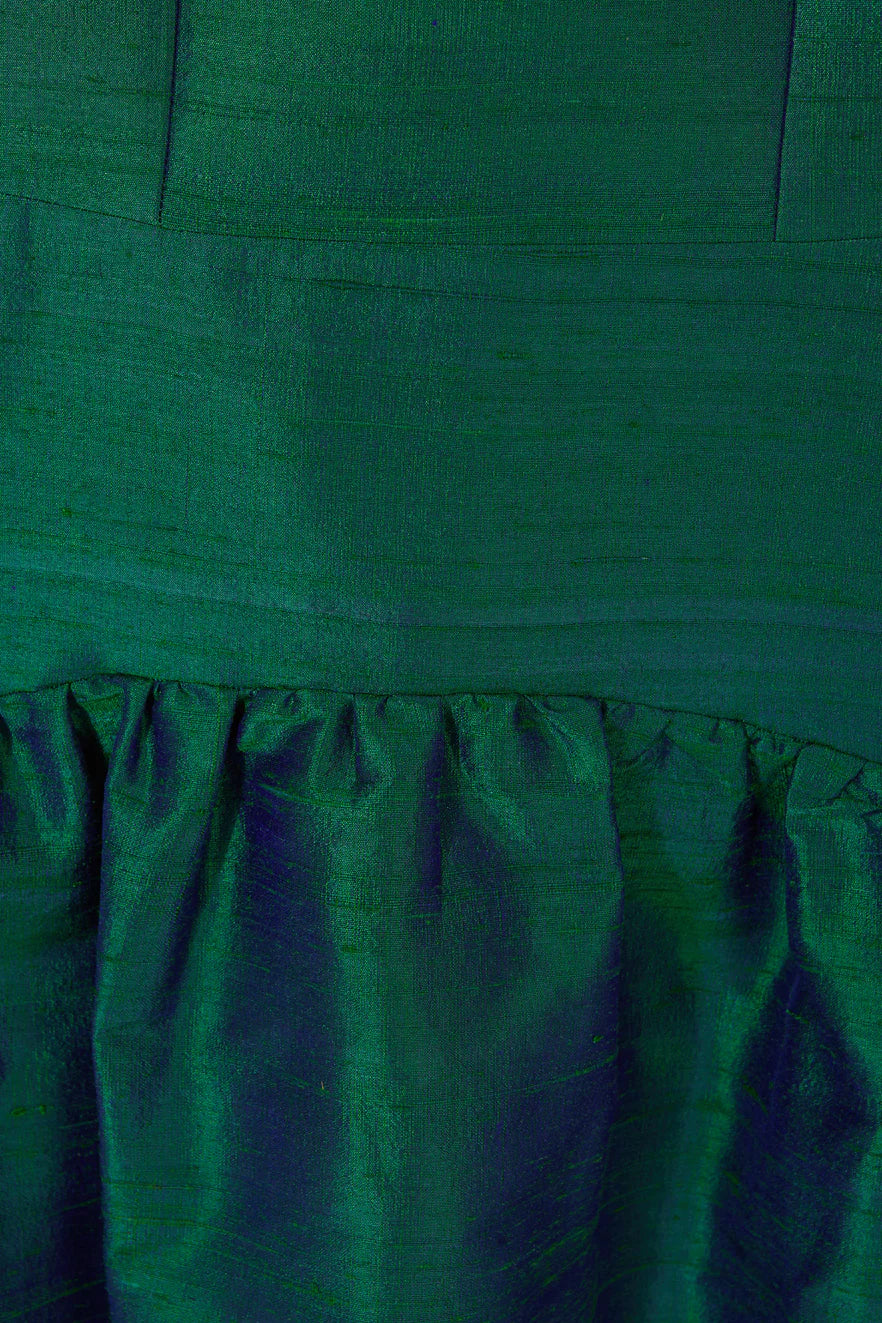 Vestido Savage Verde 100% Seda