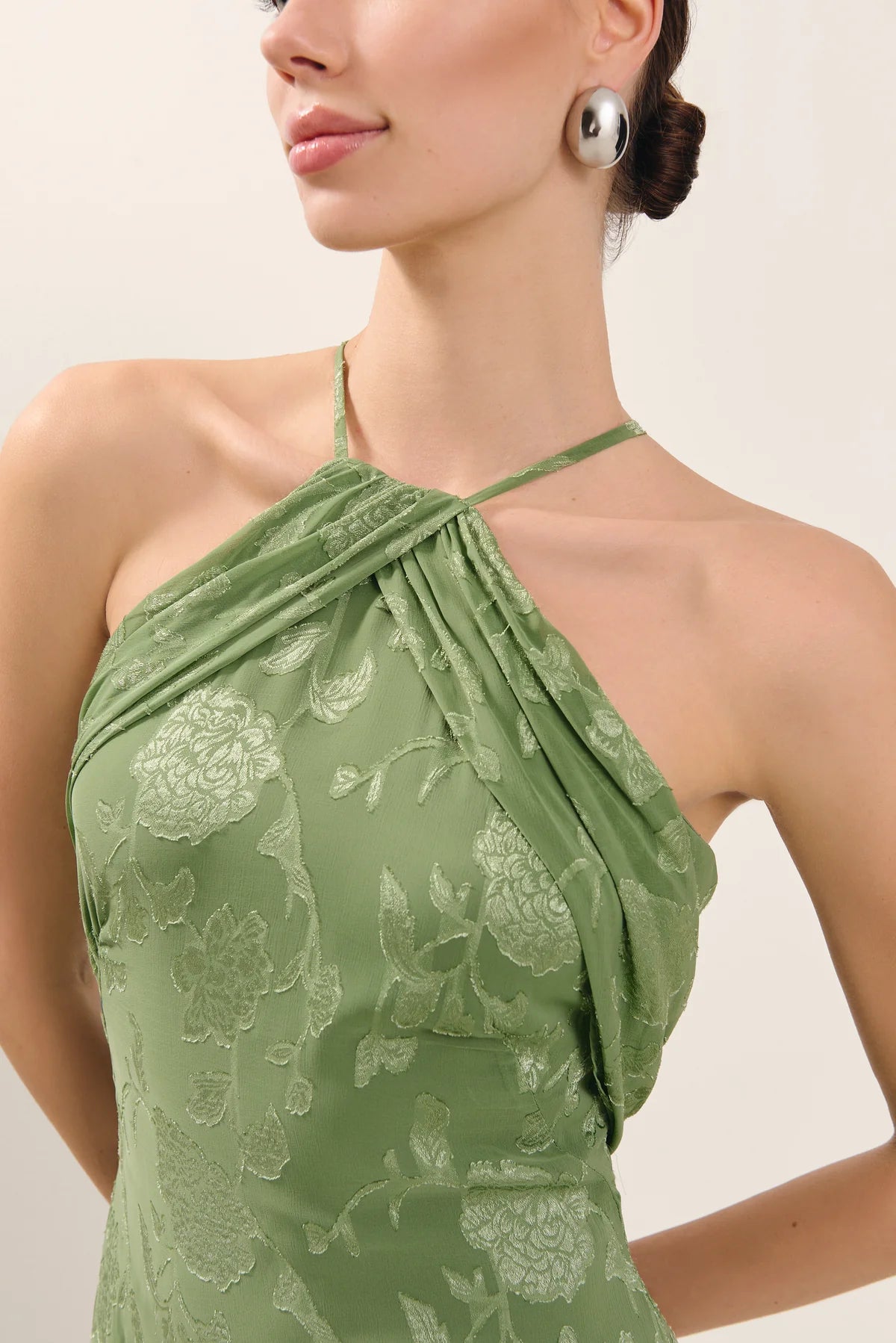 Vestido Greta Verde Salvia