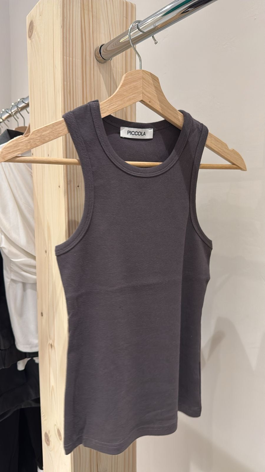 Musculosa Rib - Gris